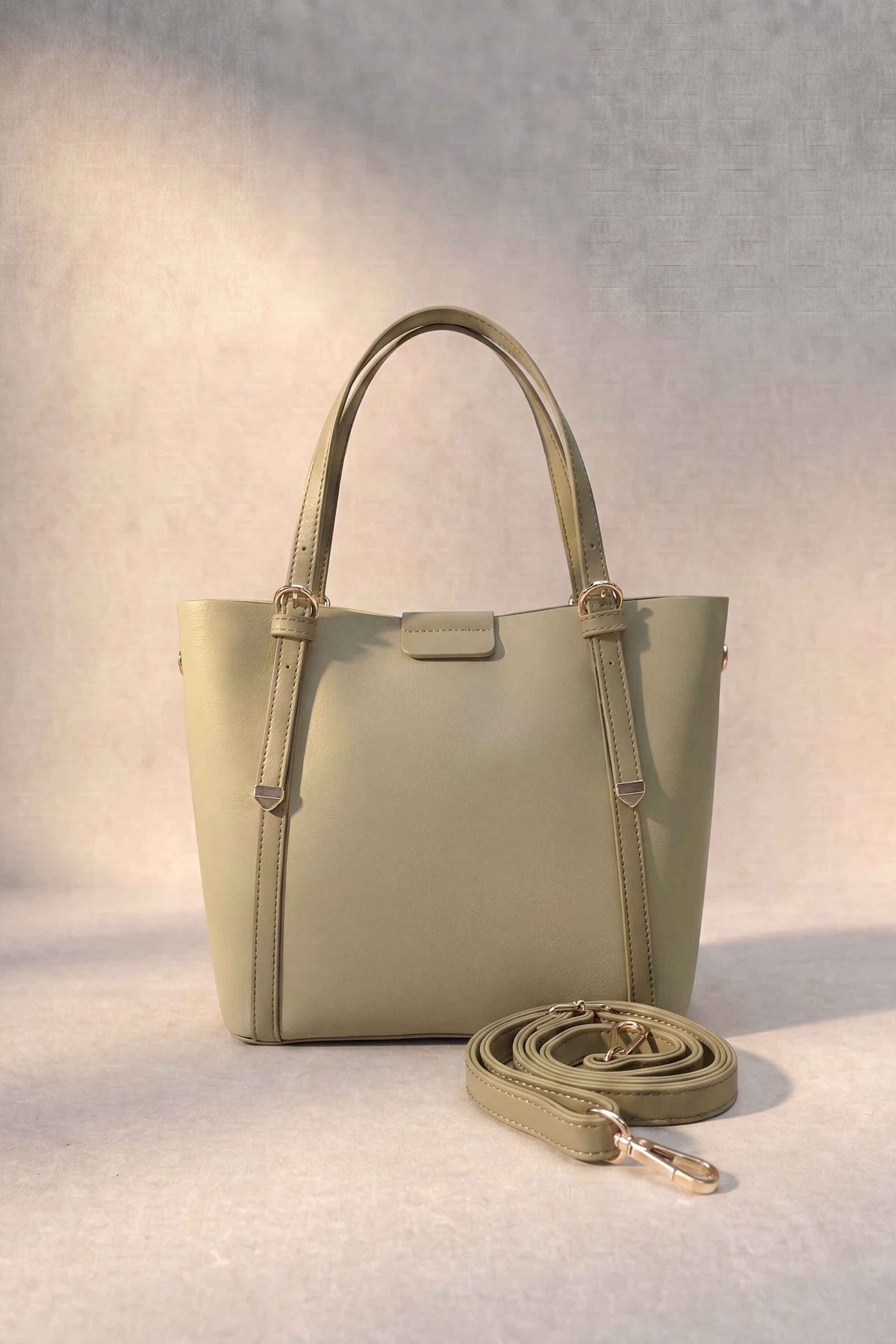 Light Green Shoulder Bag-1716922104 - for Women - Bag Collection | Nishat | Shop Online