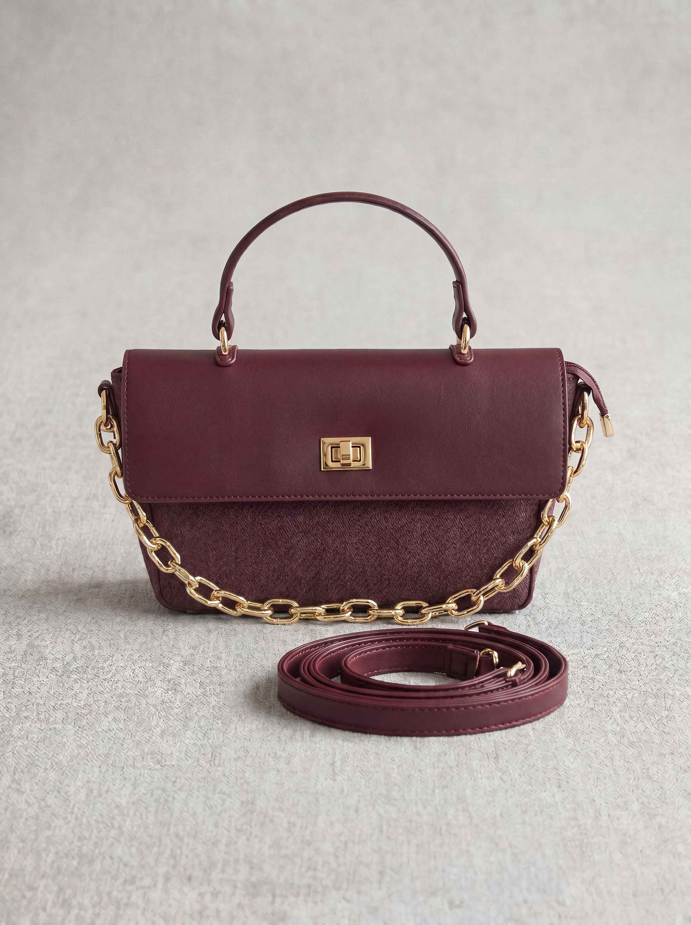 Maroon Hand Bag-1716932122 - for Women - Bag Collection | Nishat | Shop Online