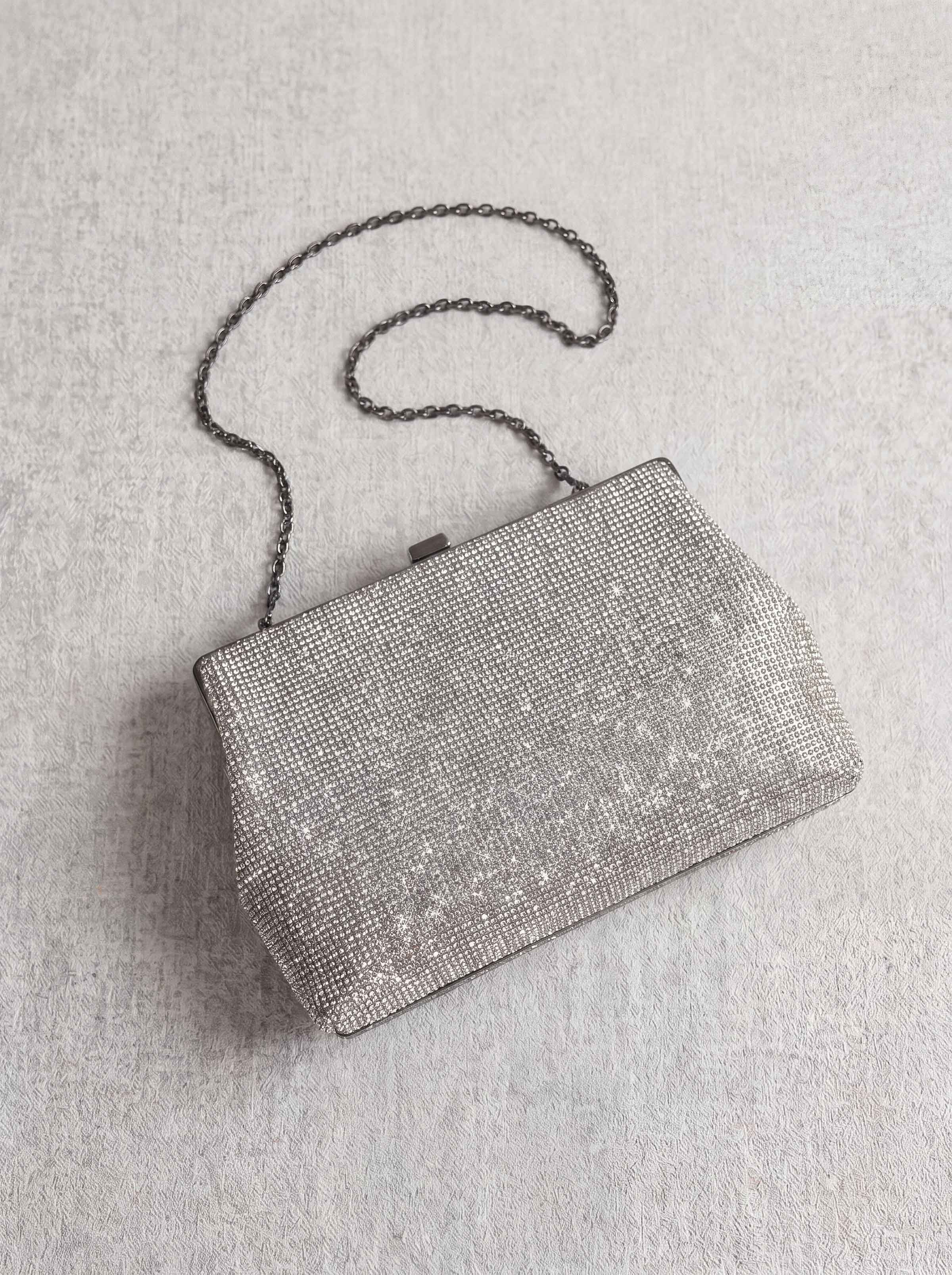 Silver Clutch-1716952120 - for Women - Bag Collection | Nishat | Shop Online