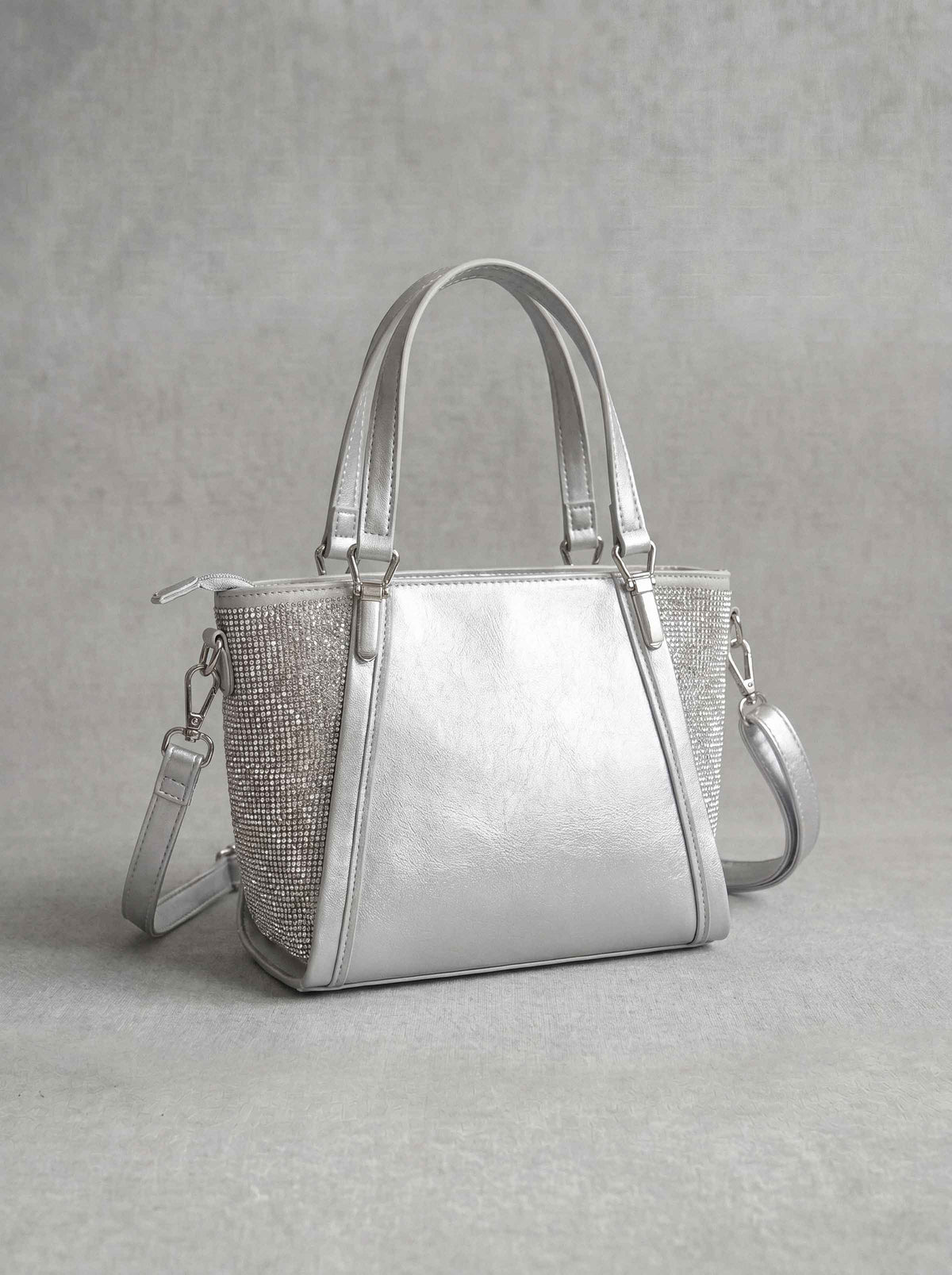 Silver Clutch-1716972120 - for Women - Bag Collection | Nishat | Shop Online