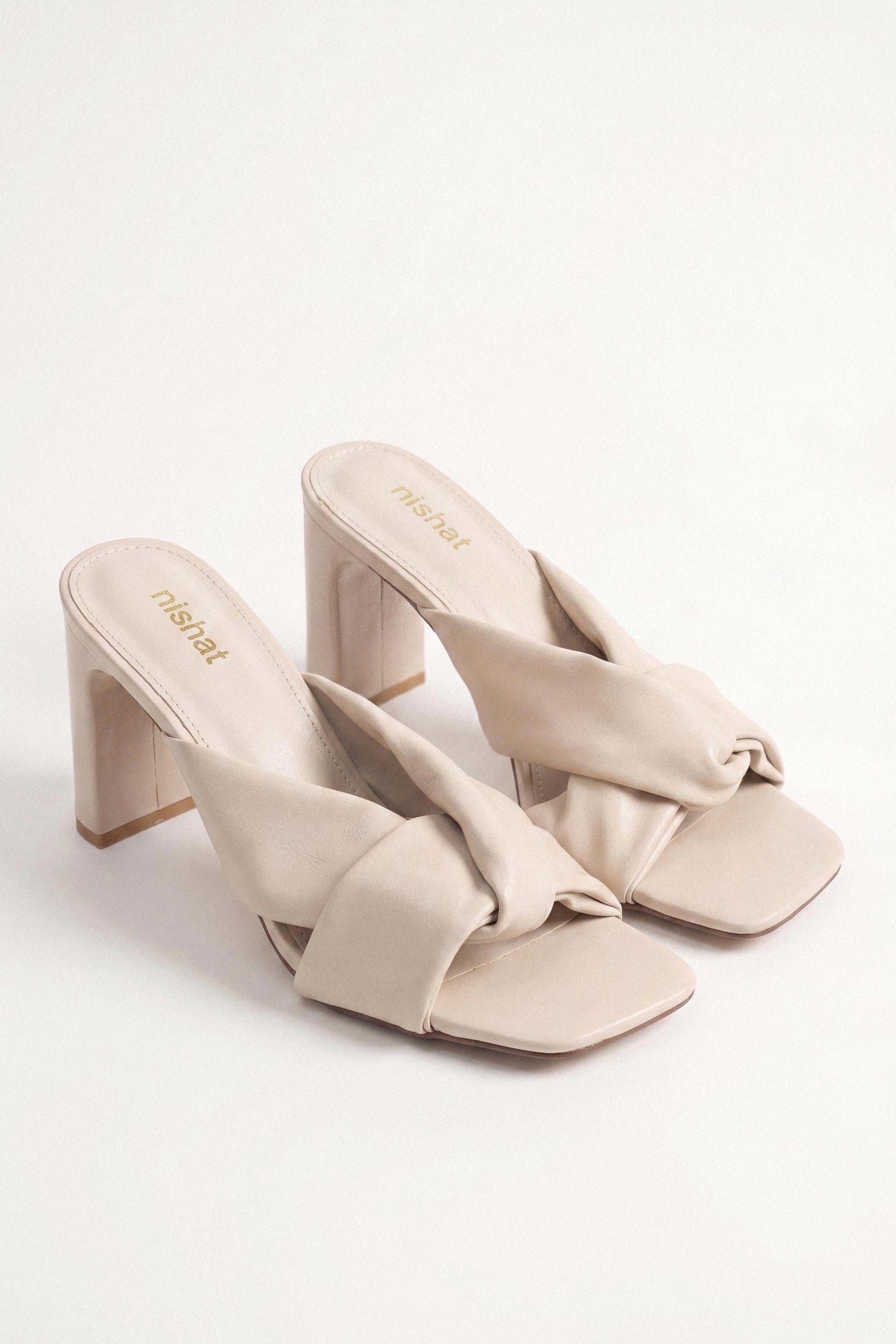 Off White Block Heels-1717402907 - for Women - Shoes Collection | Nishat | Shop Online