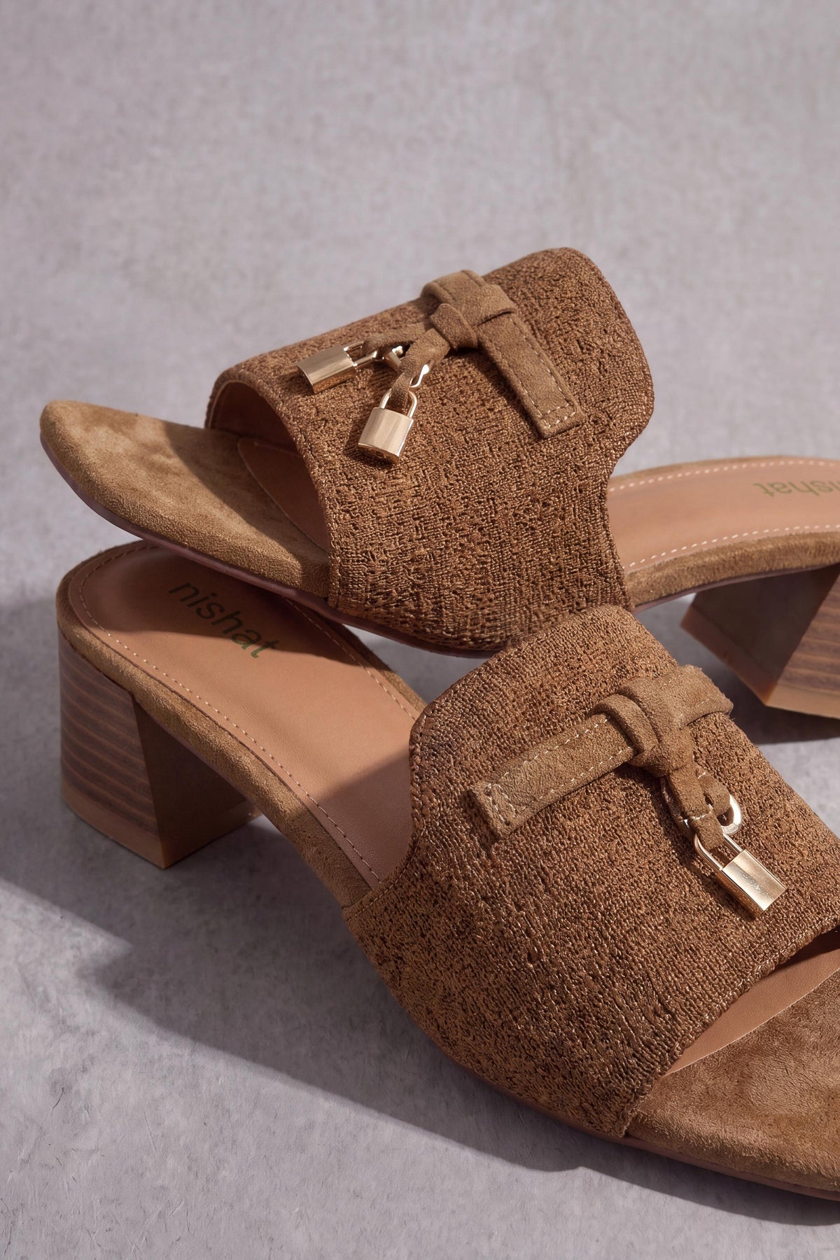 Camel Block Heels-1717532929 - for Women - Shoes Collection | Nishat | Shop Online