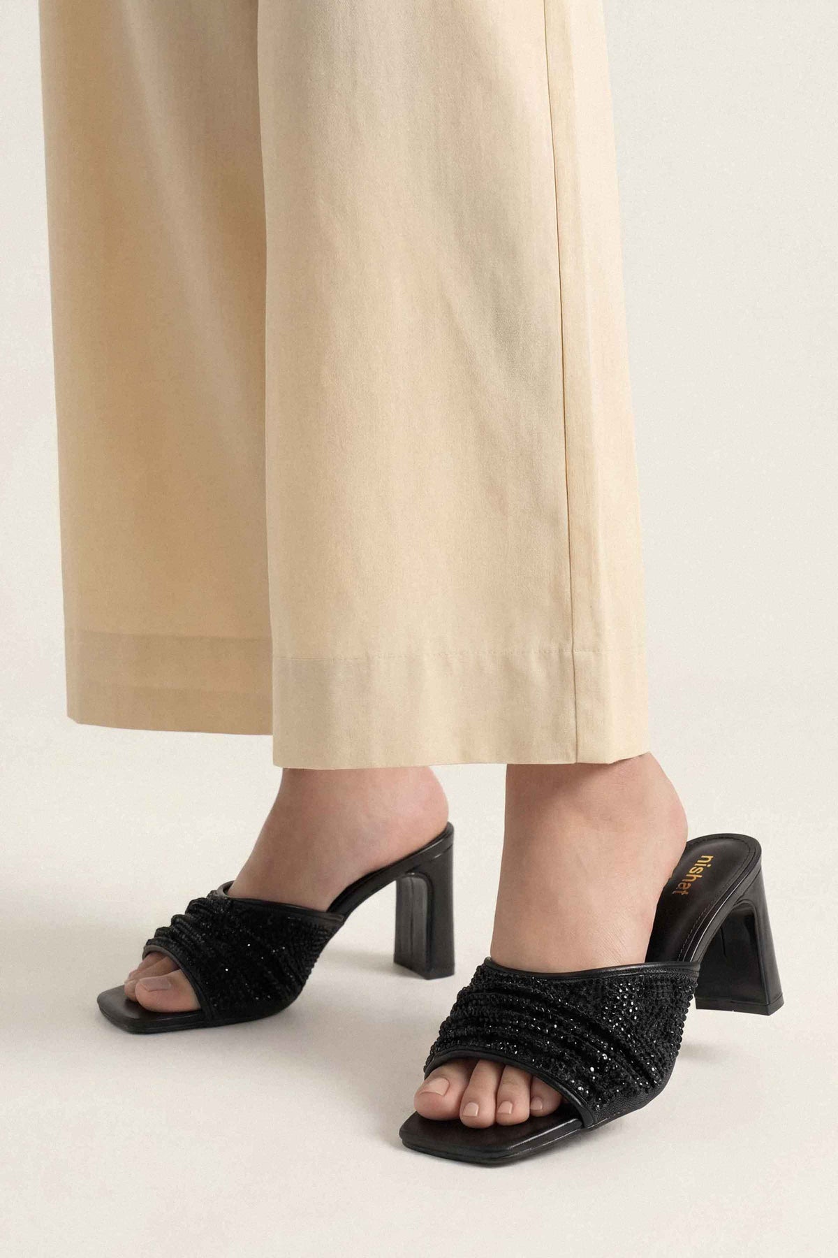 Black Block Heels-1717552903
