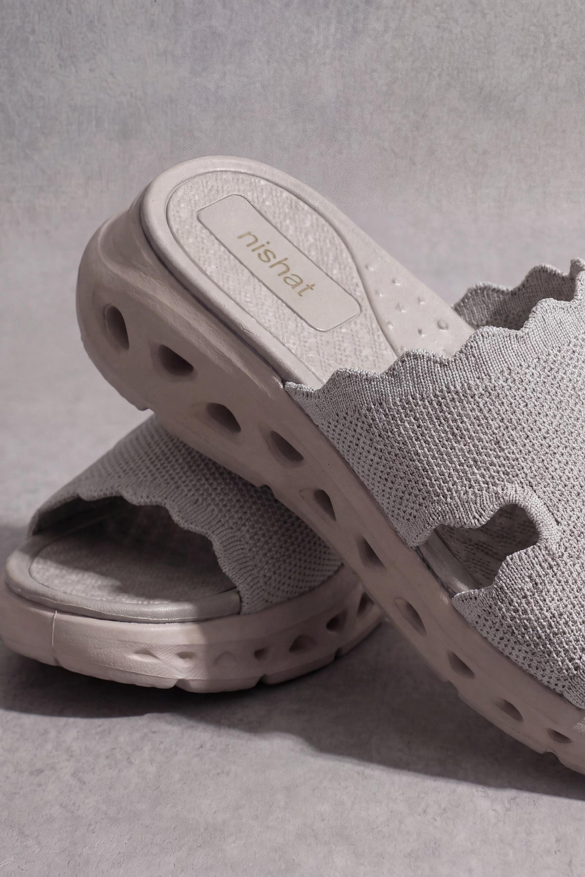 Grey Chappal-1717662911 - for Women - Shoes Collection | Nishat | Shop Online