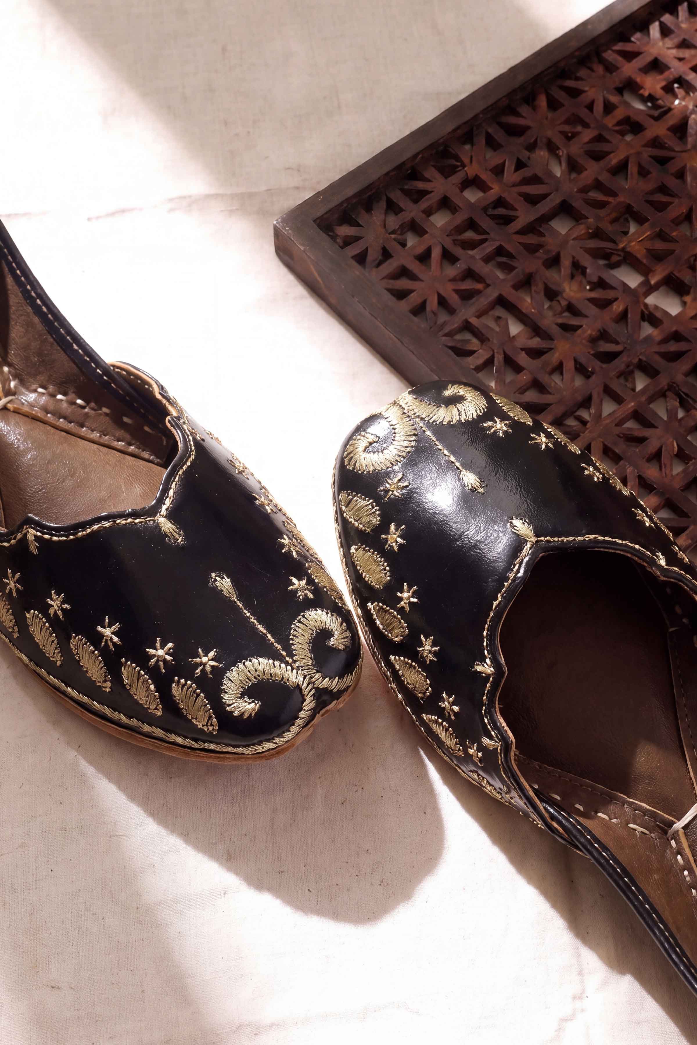Black Khussa-1718203703 - for Women - Shoes Collection | Nishat | Shop Online