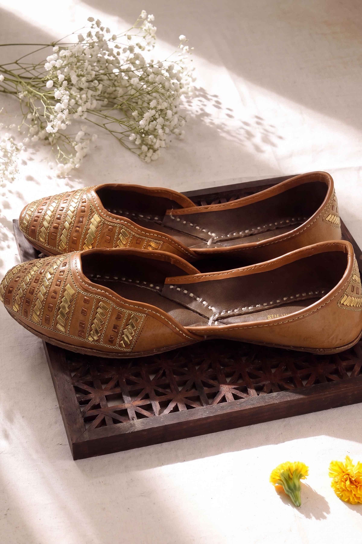 Beige Khussa-1718293718 - for Women - Shoes Collection | Nishat | Shop Online