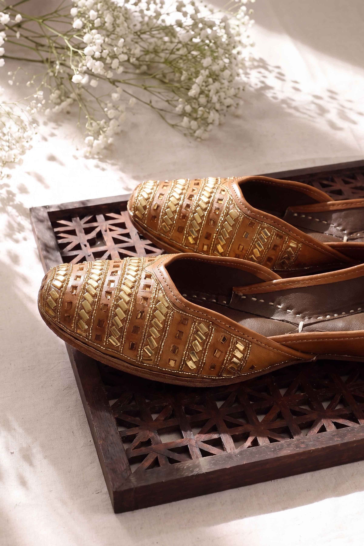 Beige Khussa-1718293718 - for Women - Shoes Collection | Nishat | Shop Online