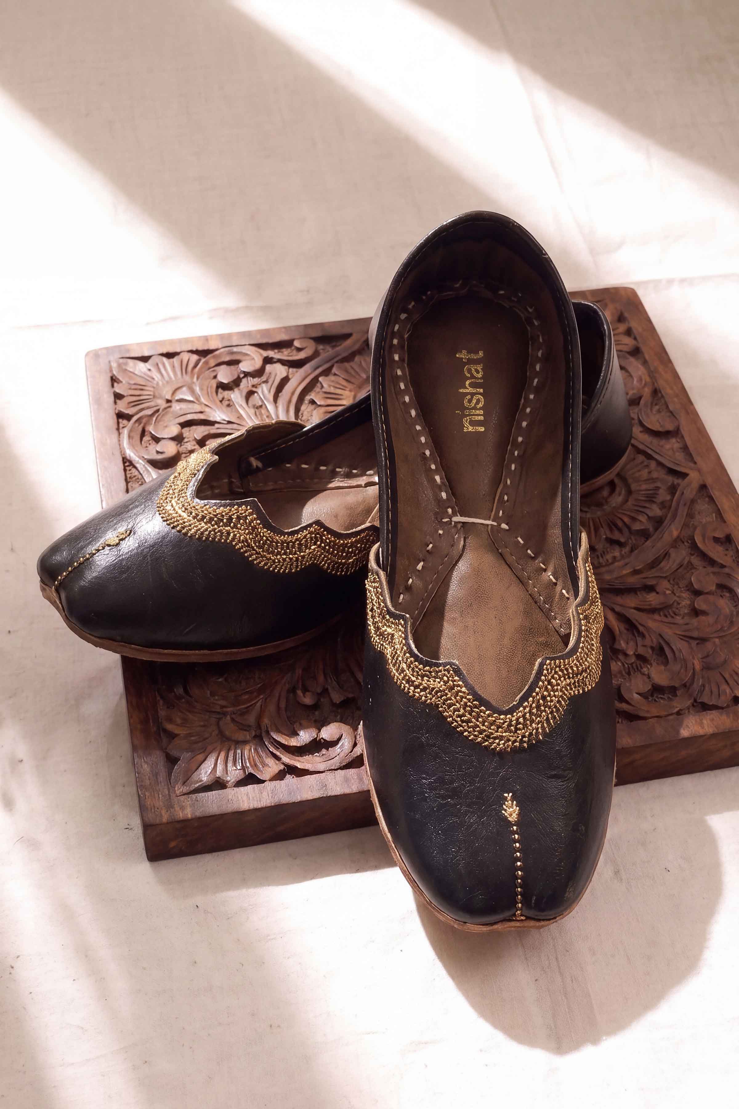Black Khussa-1718313703 - for Women - Shoes Collection | Nishat | Shop Online