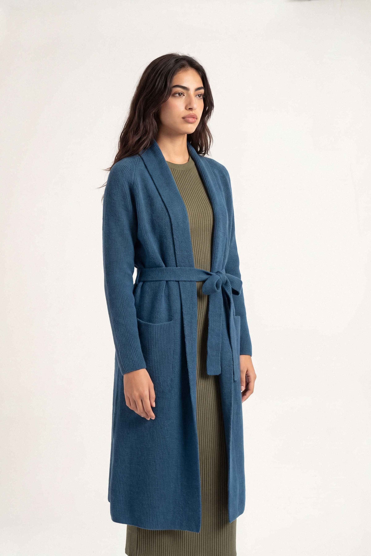 Navy Long Sweater-1719050121 for Women – Long Sweaters Collection | Nishat | Shop Online