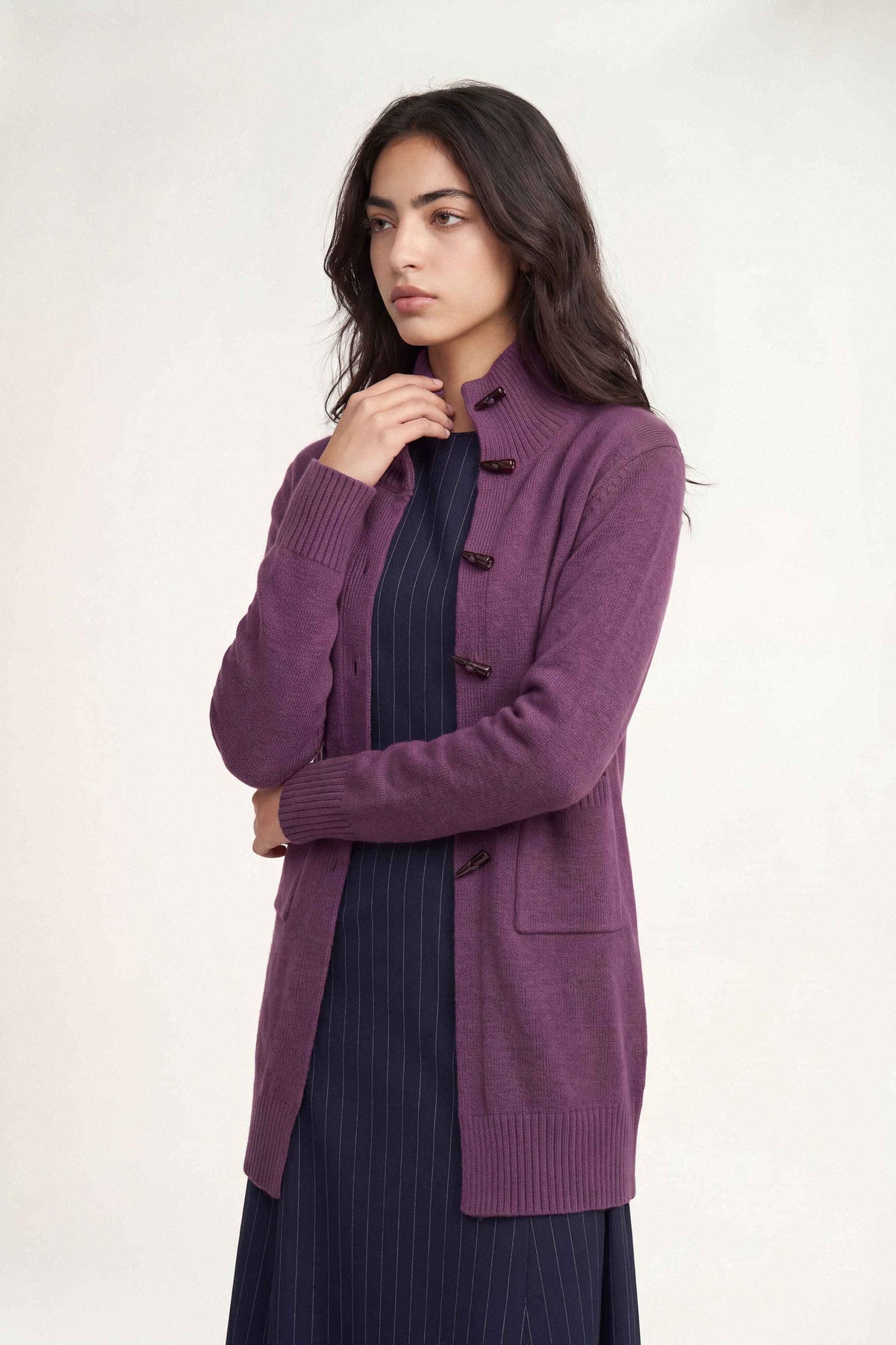Maroon Long Sweater-1719080122 for Women – Long Sweaters Collection | Nishat | Shop Online