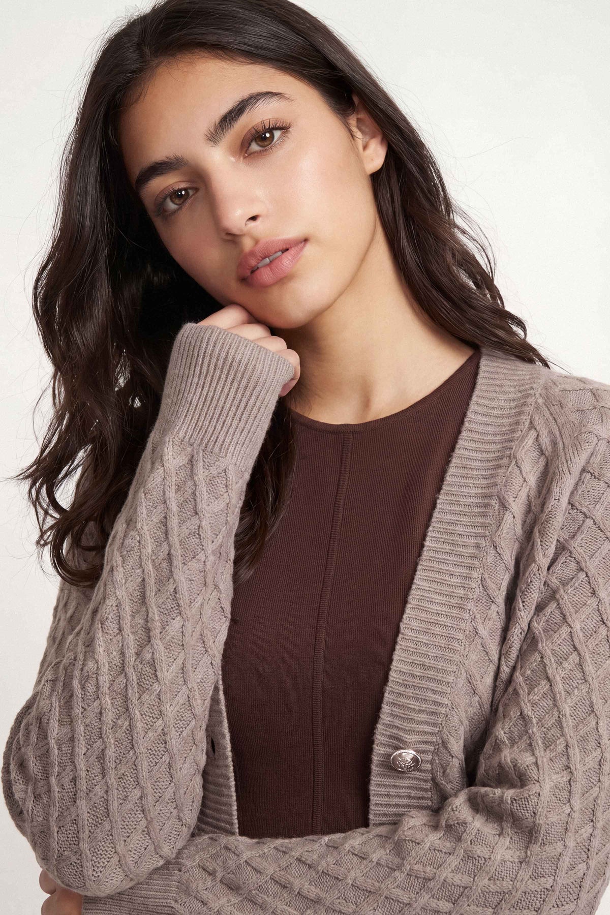 Beige Long Sweater-1719090118 for Women – Long Sweaters Collection | Nishat | Shop Online