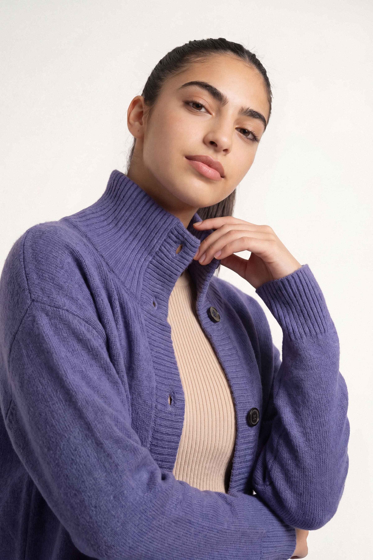 Navy Long Sweater-1719110121 for Women – Long Sweaters Collection | Nishat | Shop Online