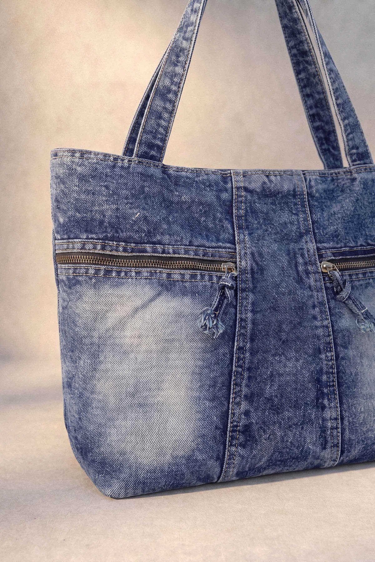Blue Fabric Bag-1719802108 - for Women - Bag Collection | Nishat | Shop Online