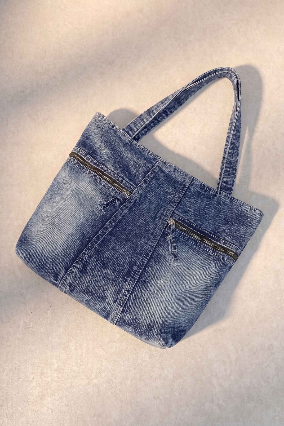Blue Fabric Bag-1719802108 - for Women - Bag Collection | Nishat | Shop Online