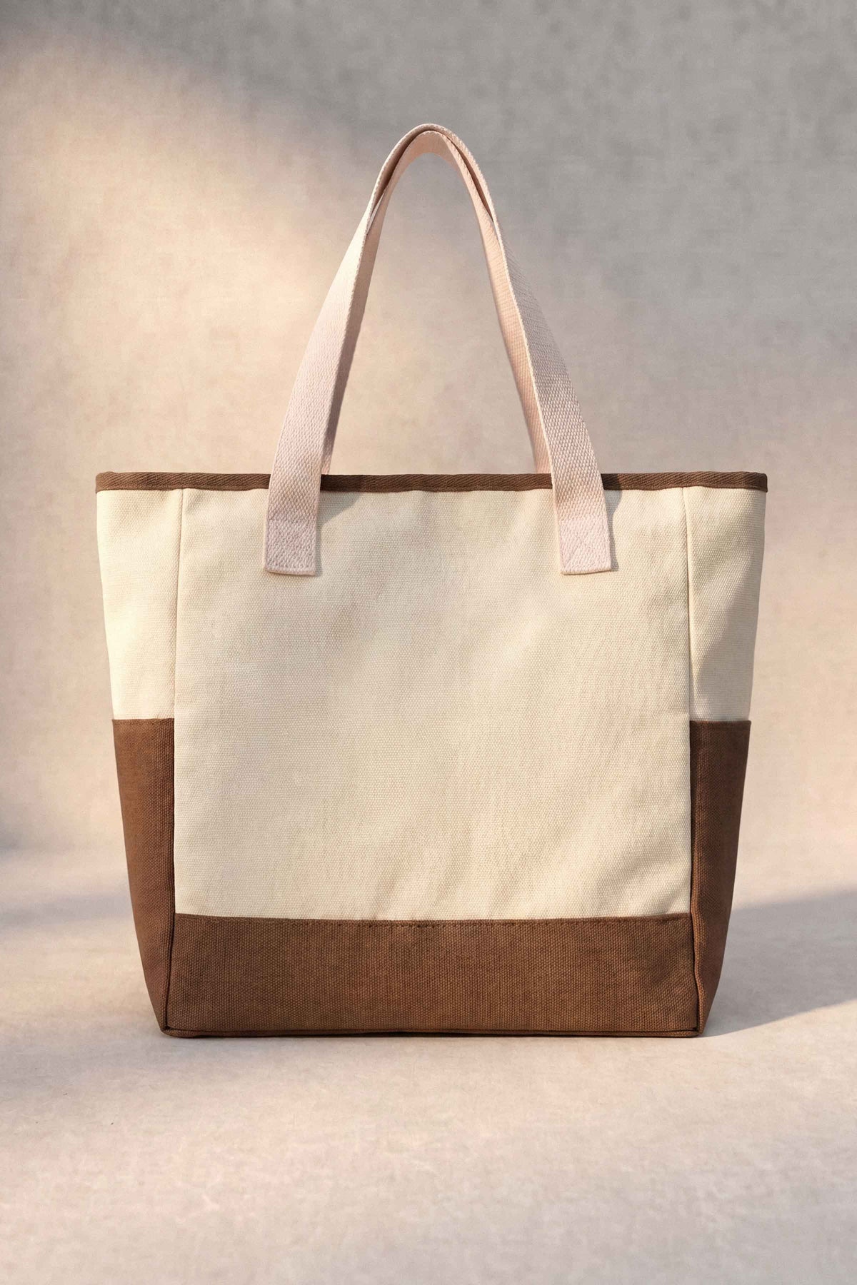 White & Khaki Fabric Bag-1719872112 - for Women - Bag Collection | Nishat | Shop Online