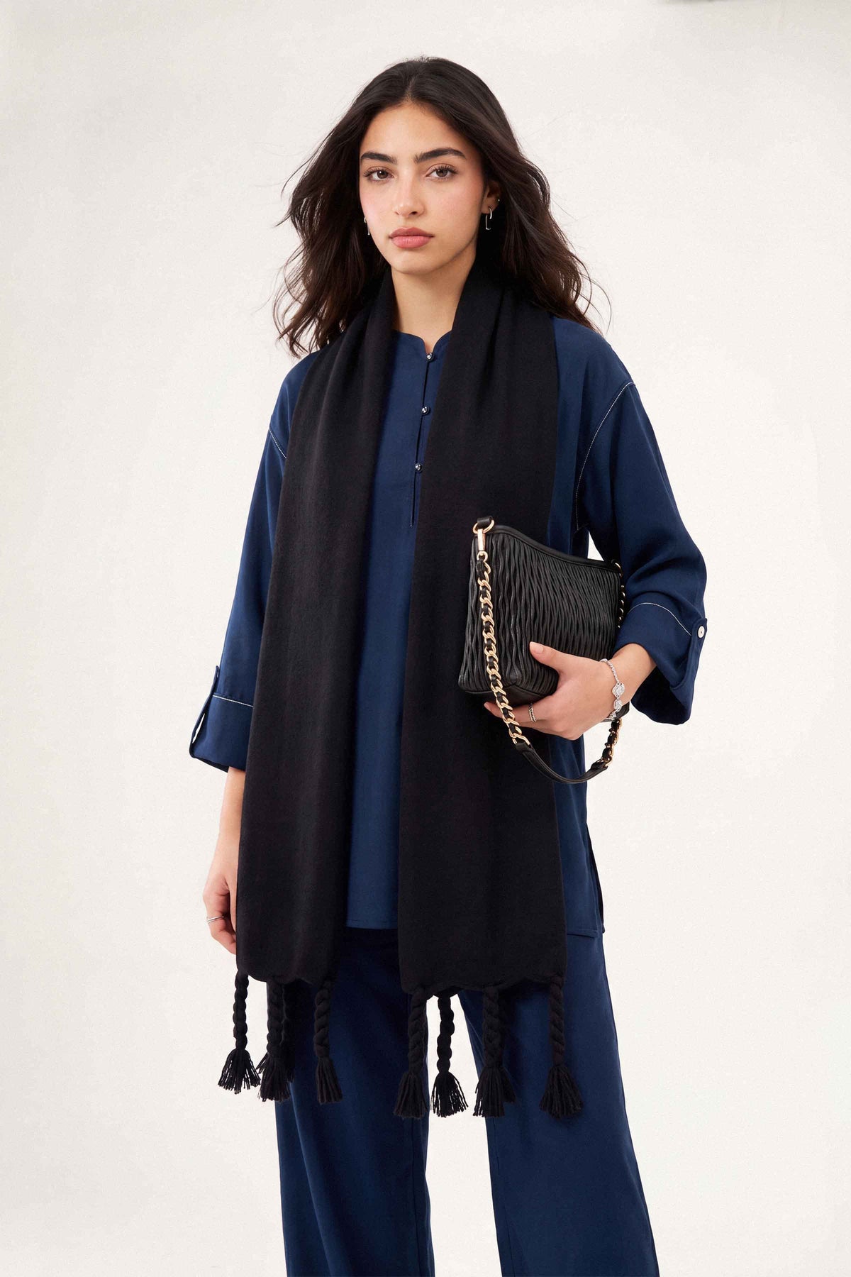 Black Women Shawl-1720462103 for Women - Shawl Collection | Nishat | Shop Online