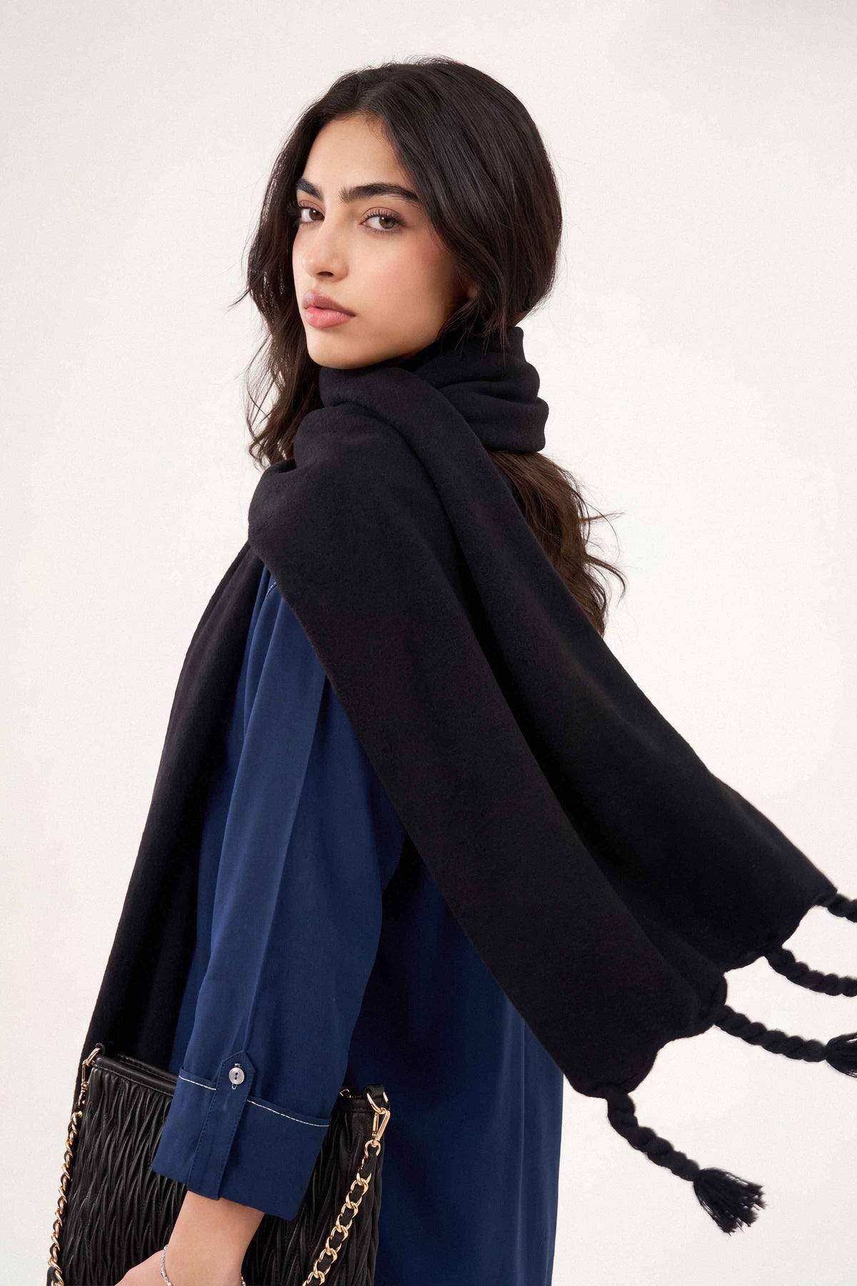 Black Women Shawl-1720462103 for Women - Shawl Collection | Nishat | Shop Online