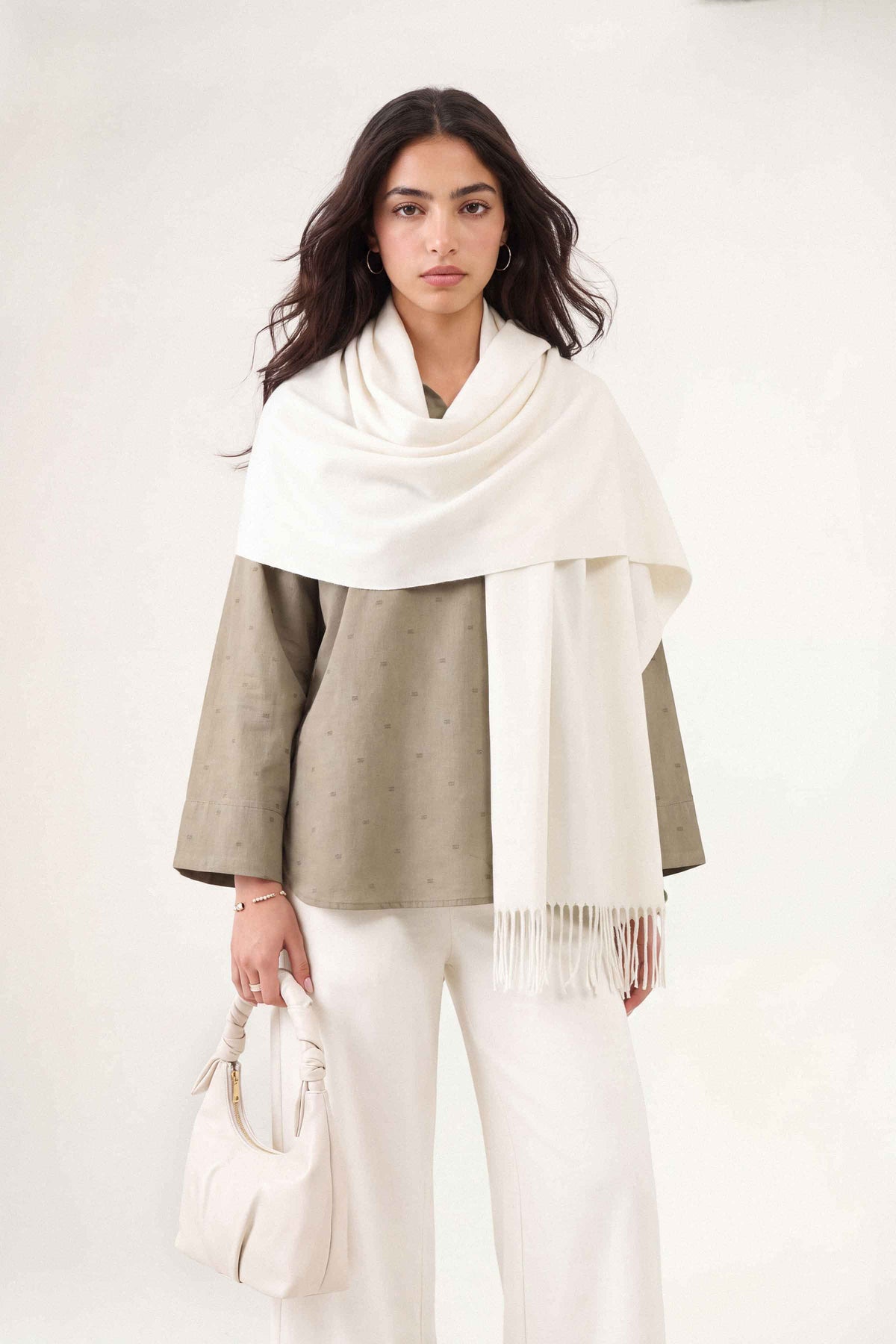 Off White Women Shawl-1720482107 for Women - Shawl Collection | Nishat | Shop Online