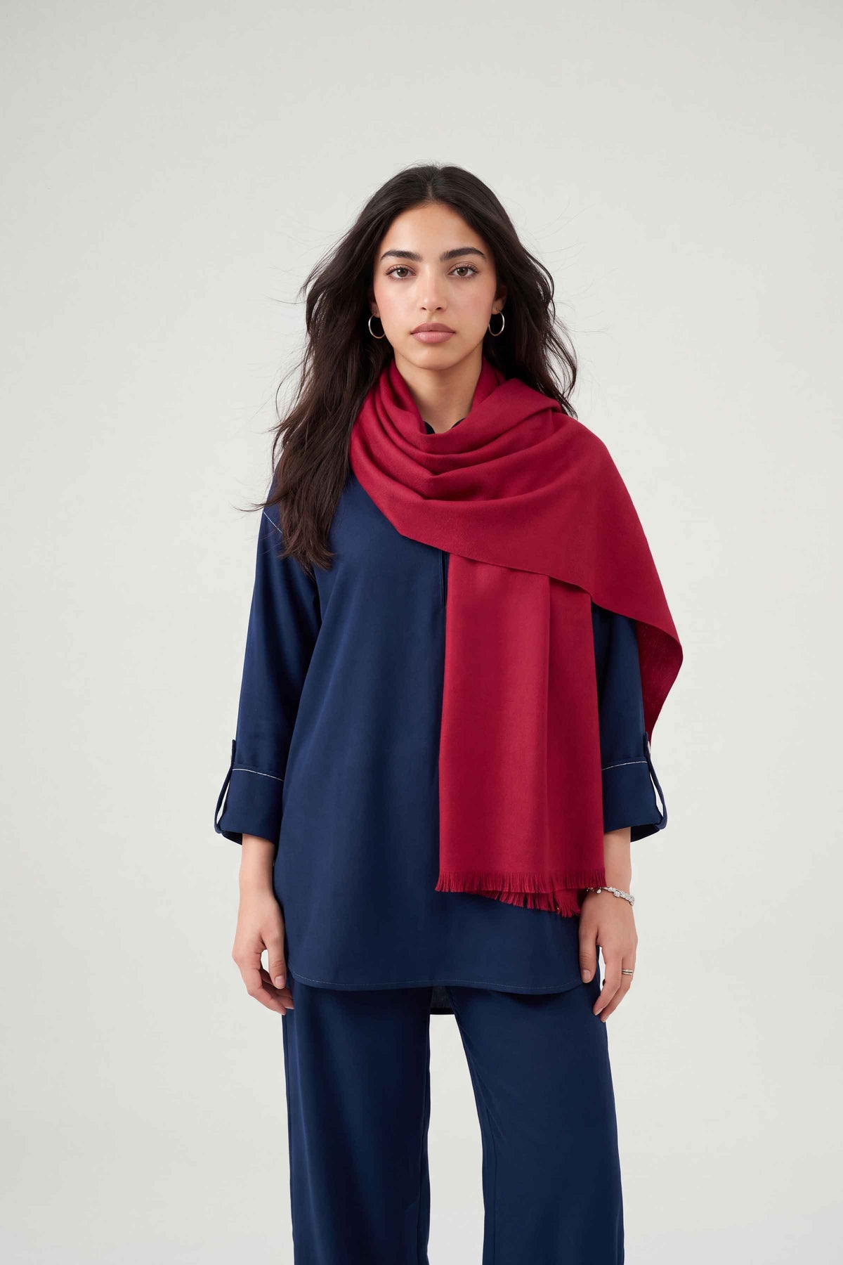 Maroon Women Shawl-1720522122 for Women - Shawl Collection | Nishat | Shop Online