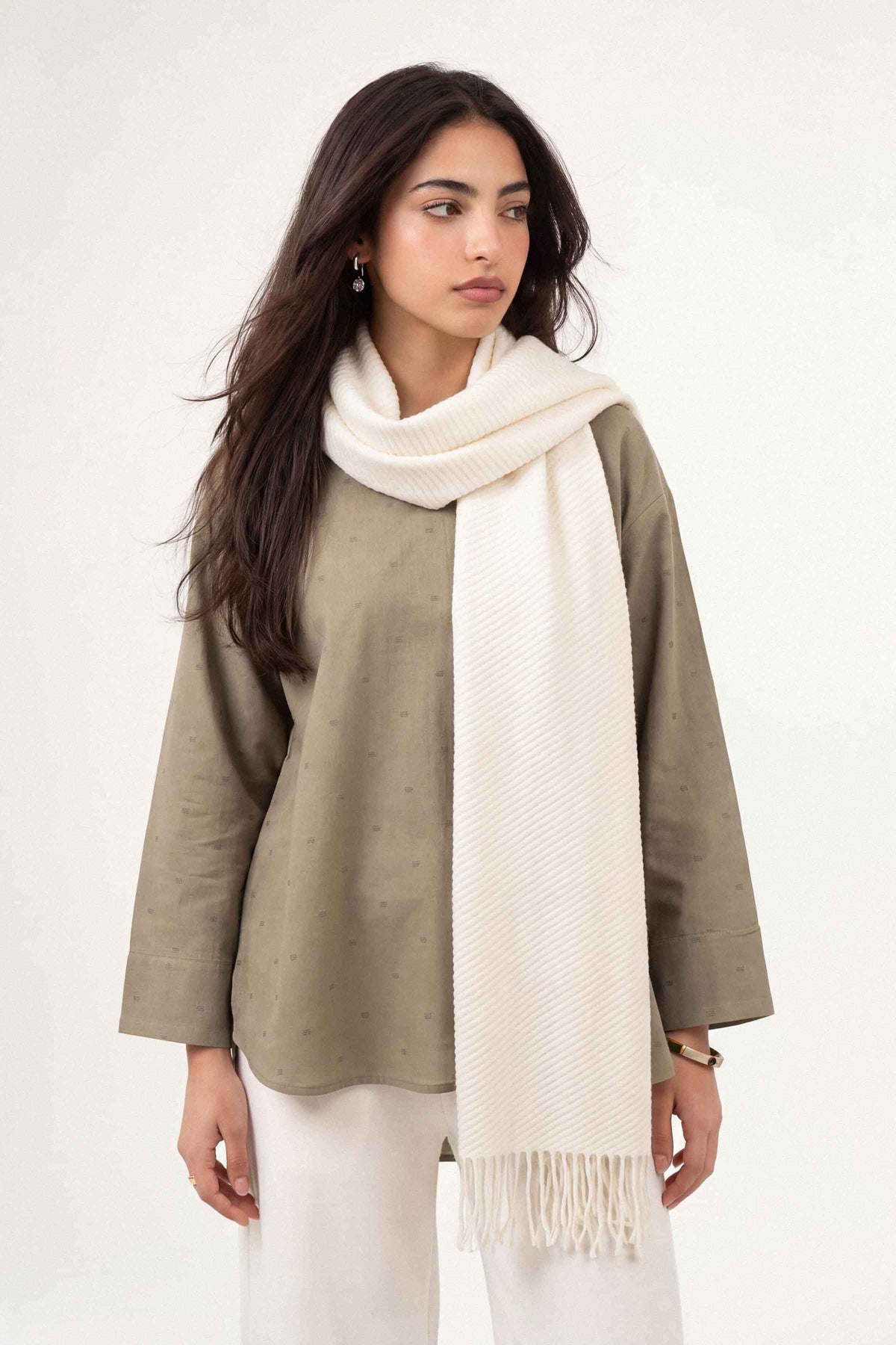 Off White Women Shawl-1720532107 for Women - Shawl Collection | Nishat | Shop Online