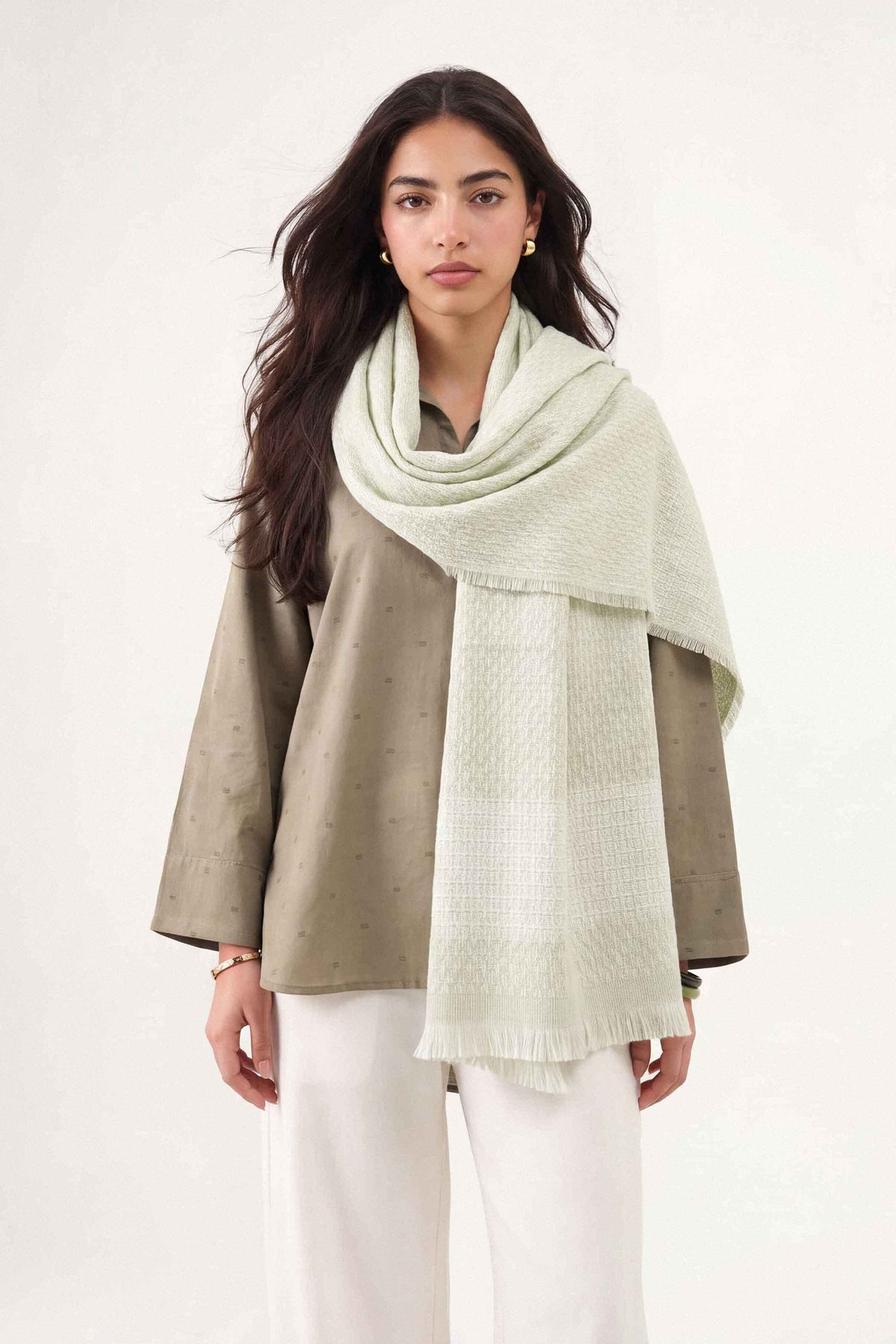 Green Women Shawl-1720562104 for Women - Shawl Collection | Nishat | Shop Online