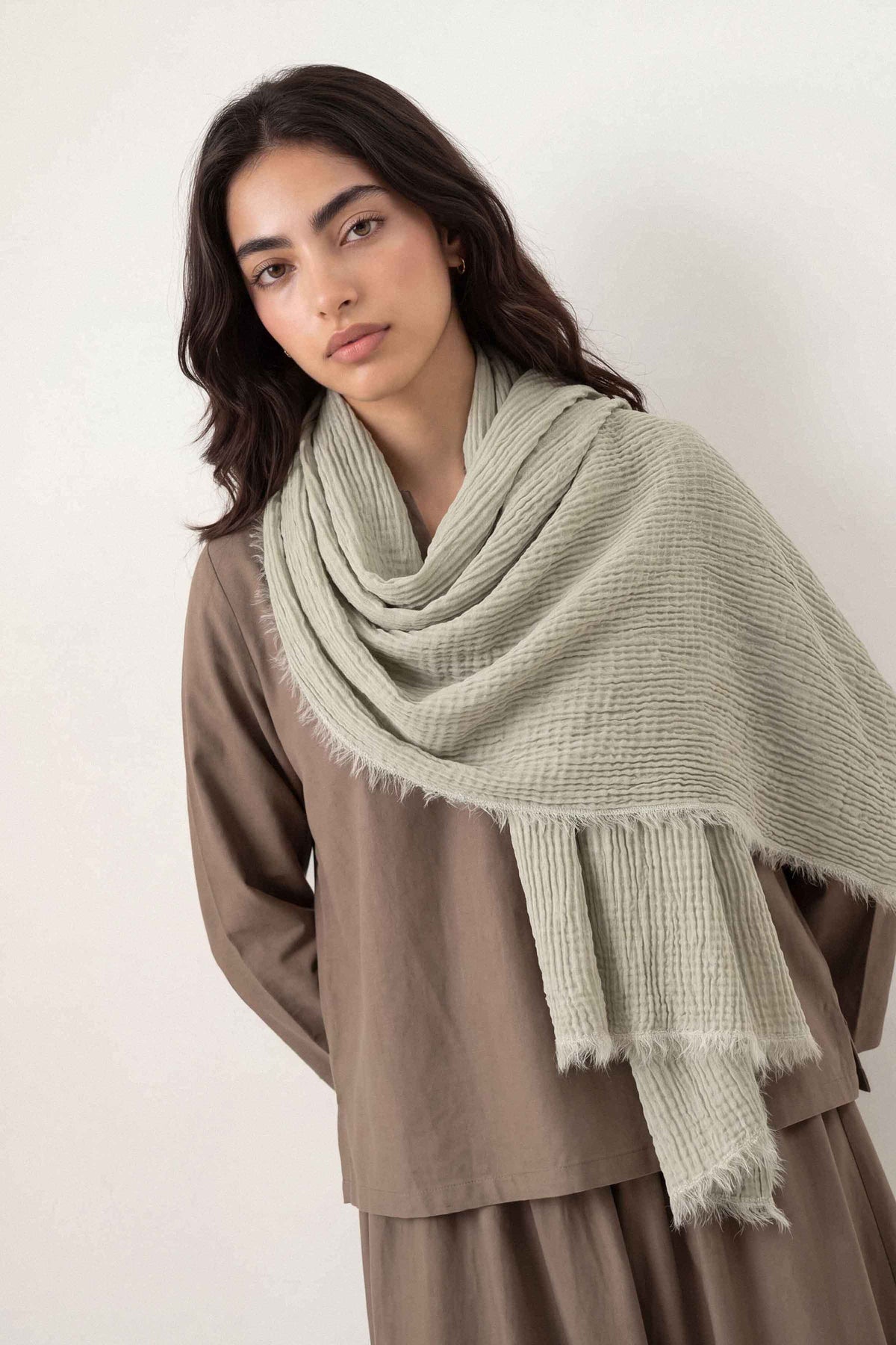 Green Women Shawl-1721062104