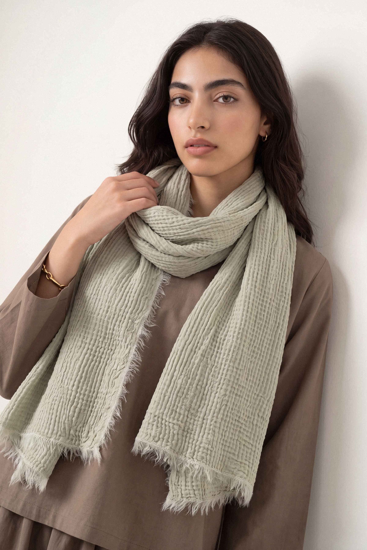 Green Women Shawl-1721062104