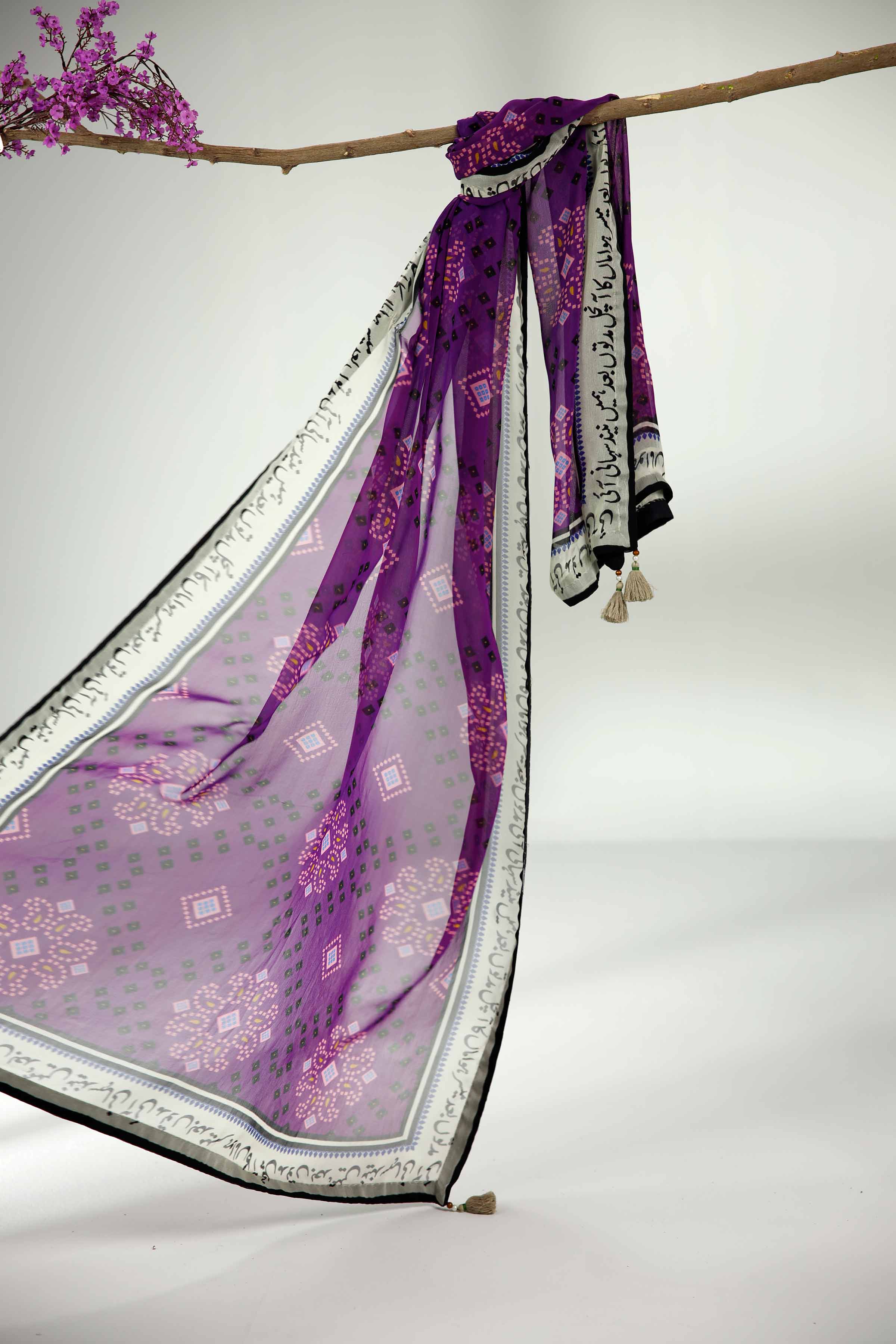 Purple Dupatta-1834402109