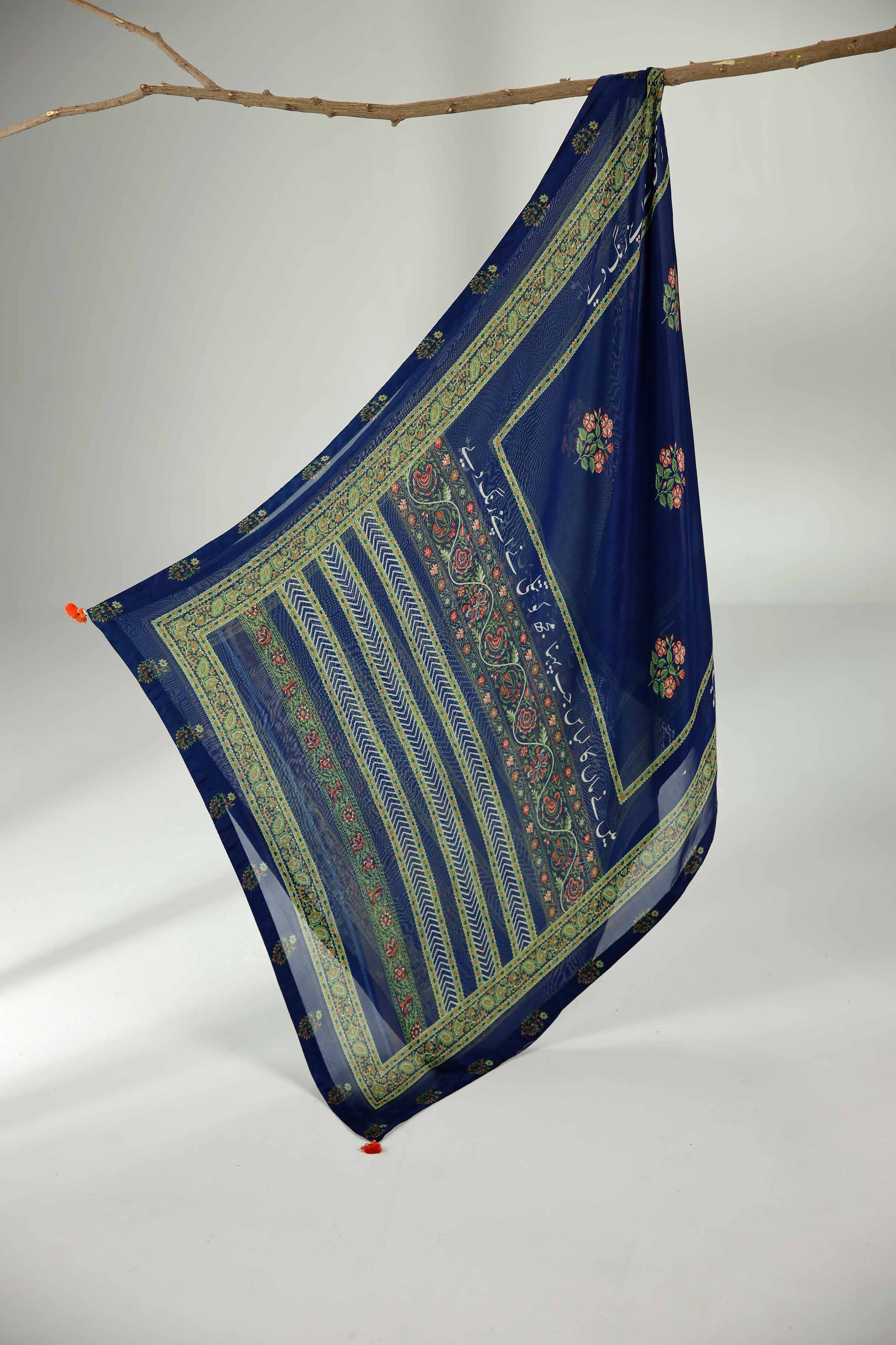 Navy Blue Dupatta-1834442121