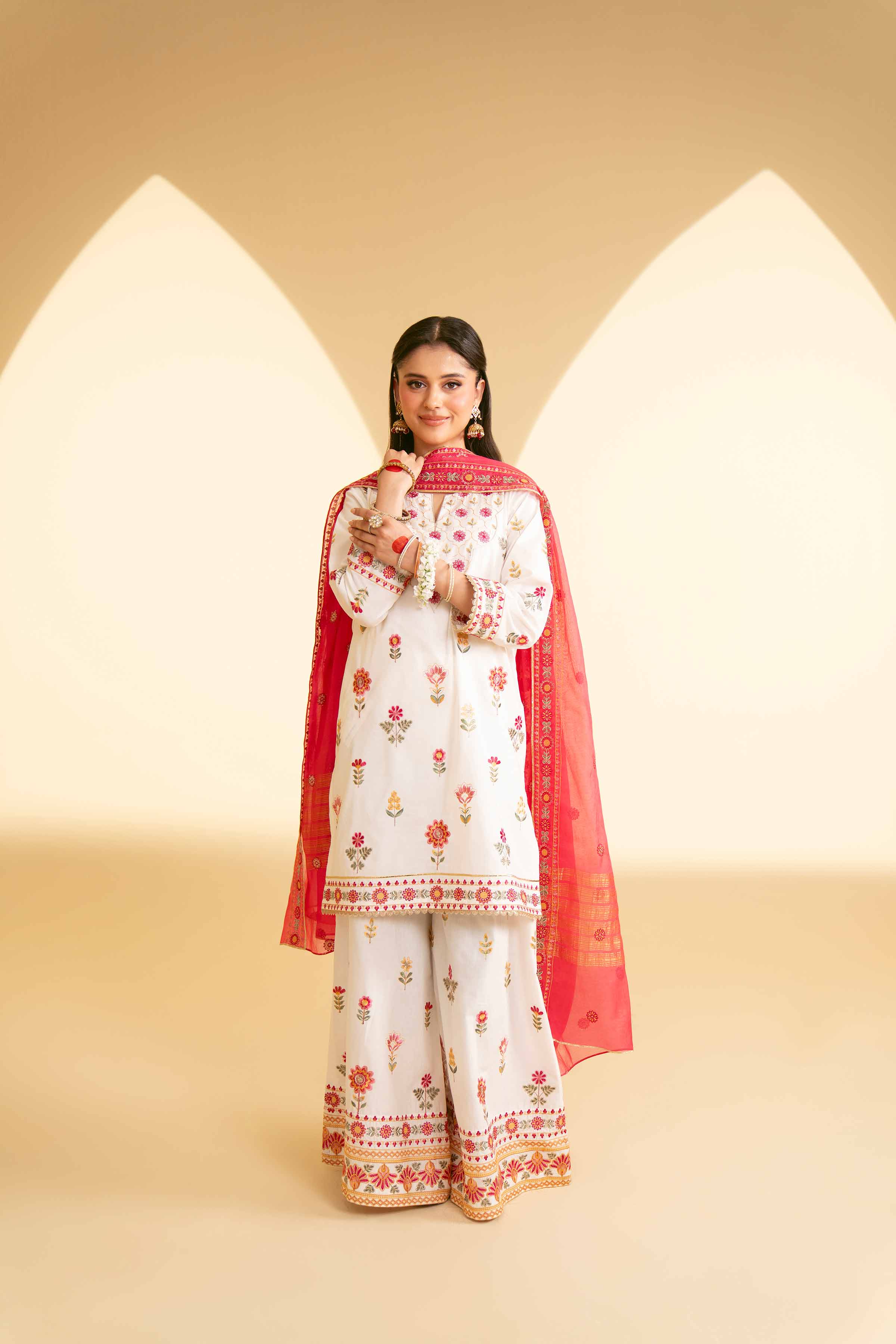 3 Piece - Embroidered Suit - 42219885 for Women - Unstitched Collection | Nishat | Shop Online