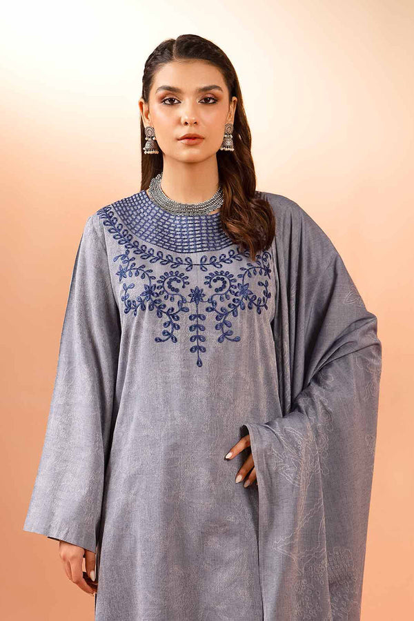 3 Piece - Jacquard Embroidered Suit - 42401022