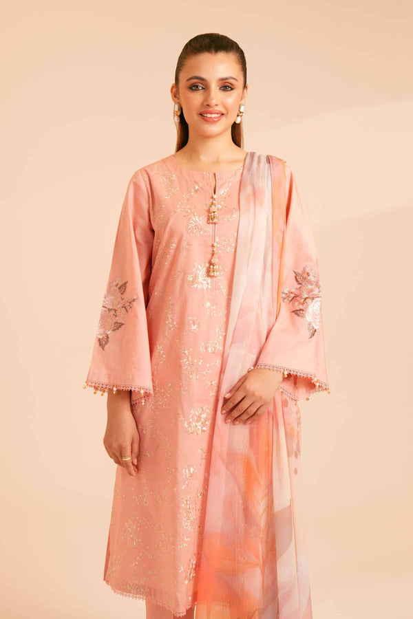 3 Piece - Embroidered Suit - 42401696
