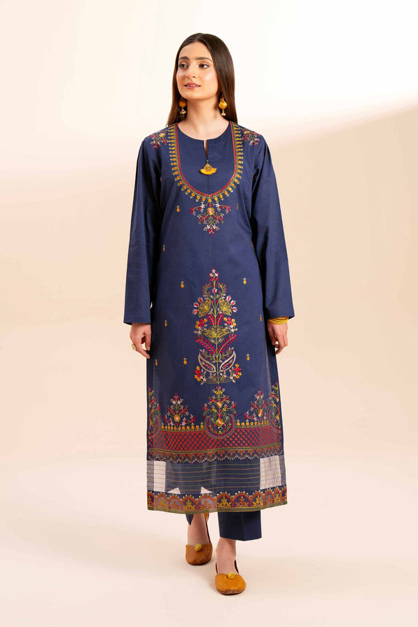 2 Piece - Dyed Embroidered Suit - 42401735