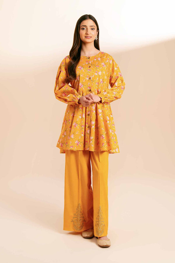 2 piece - Digital Printed Embroidered Suit - 42401740