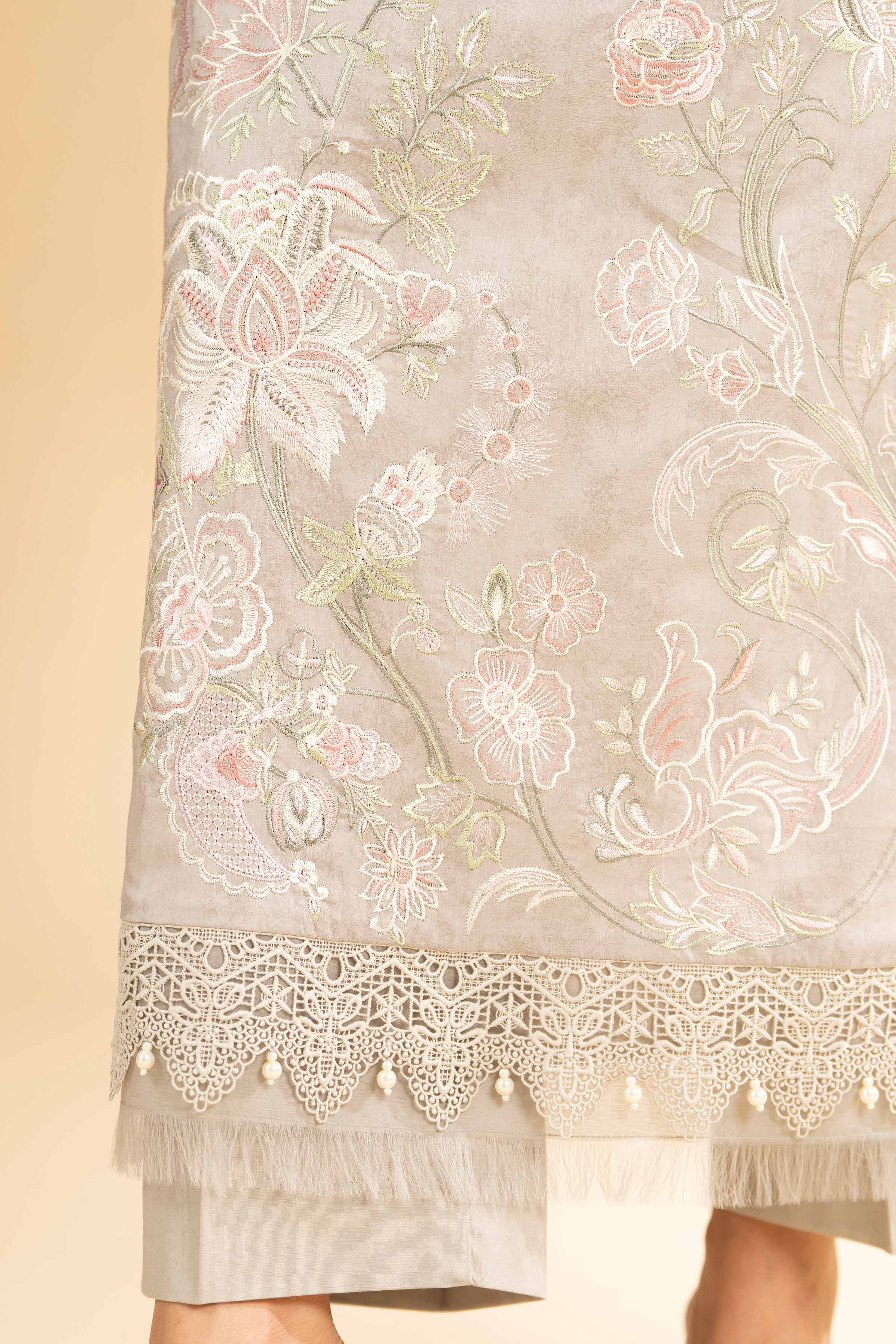 3 Piece - Printed Embroidered Suit - 42401823-1 for Women - Unstitched Collection | Nishat | Shop Online
