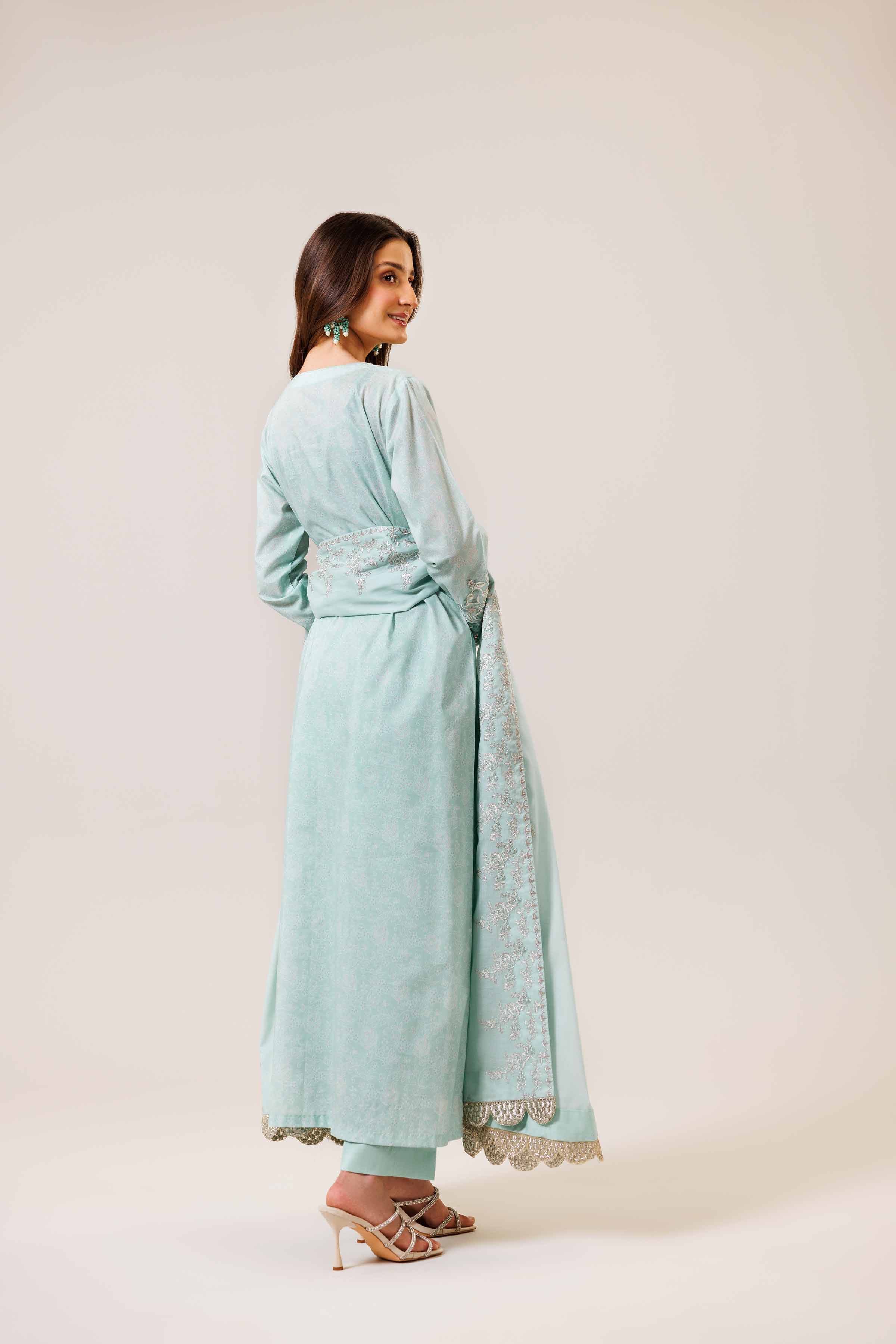 3 Piece - Printed Embroidered Suit - 42401988-1 for Women - Unstitched Collection | Nishat | Shop Online