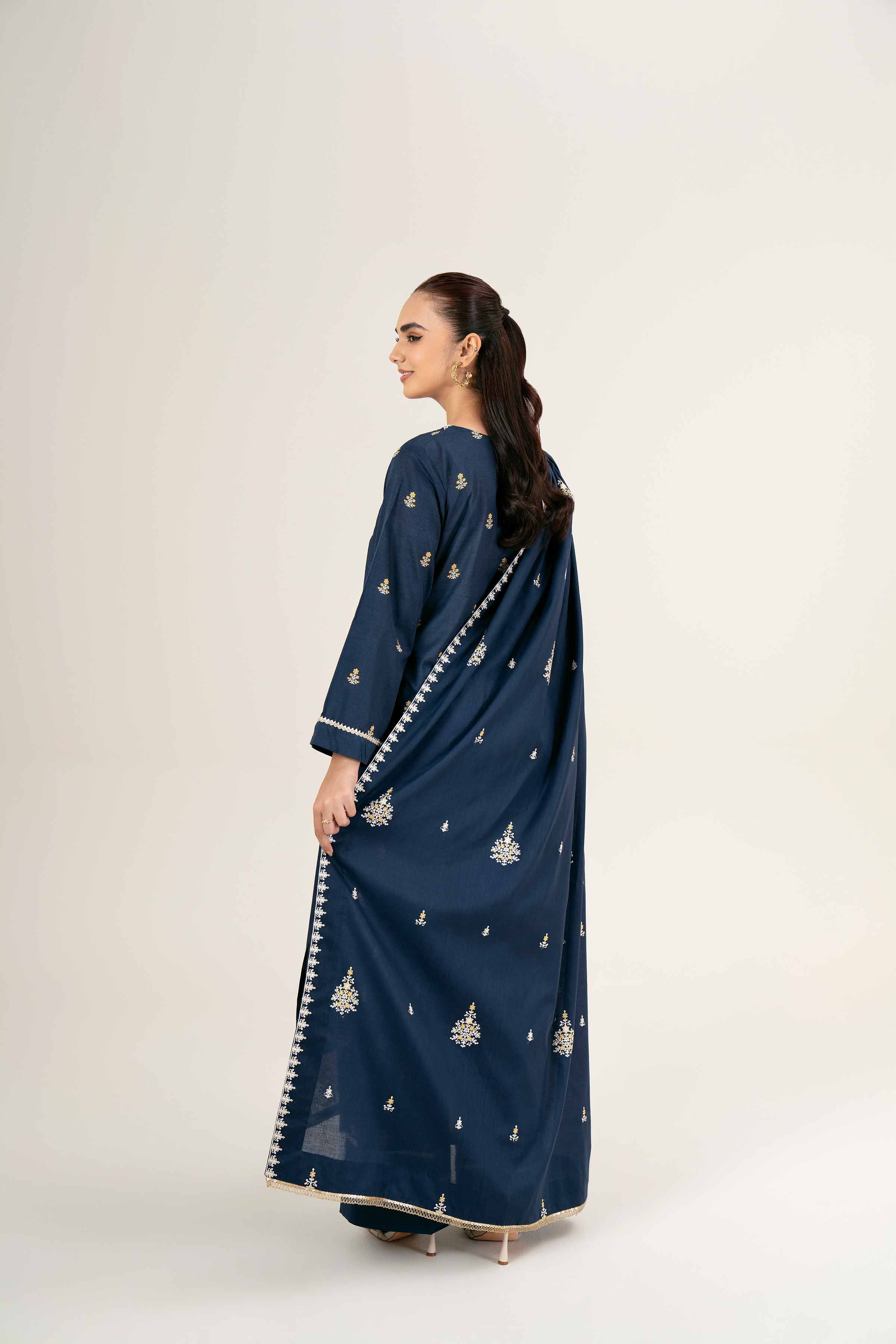 3 Piece - Printed Embroidered Suit - 42401989-1 for Women - Unstitched Collection | Nishat | Shop Online