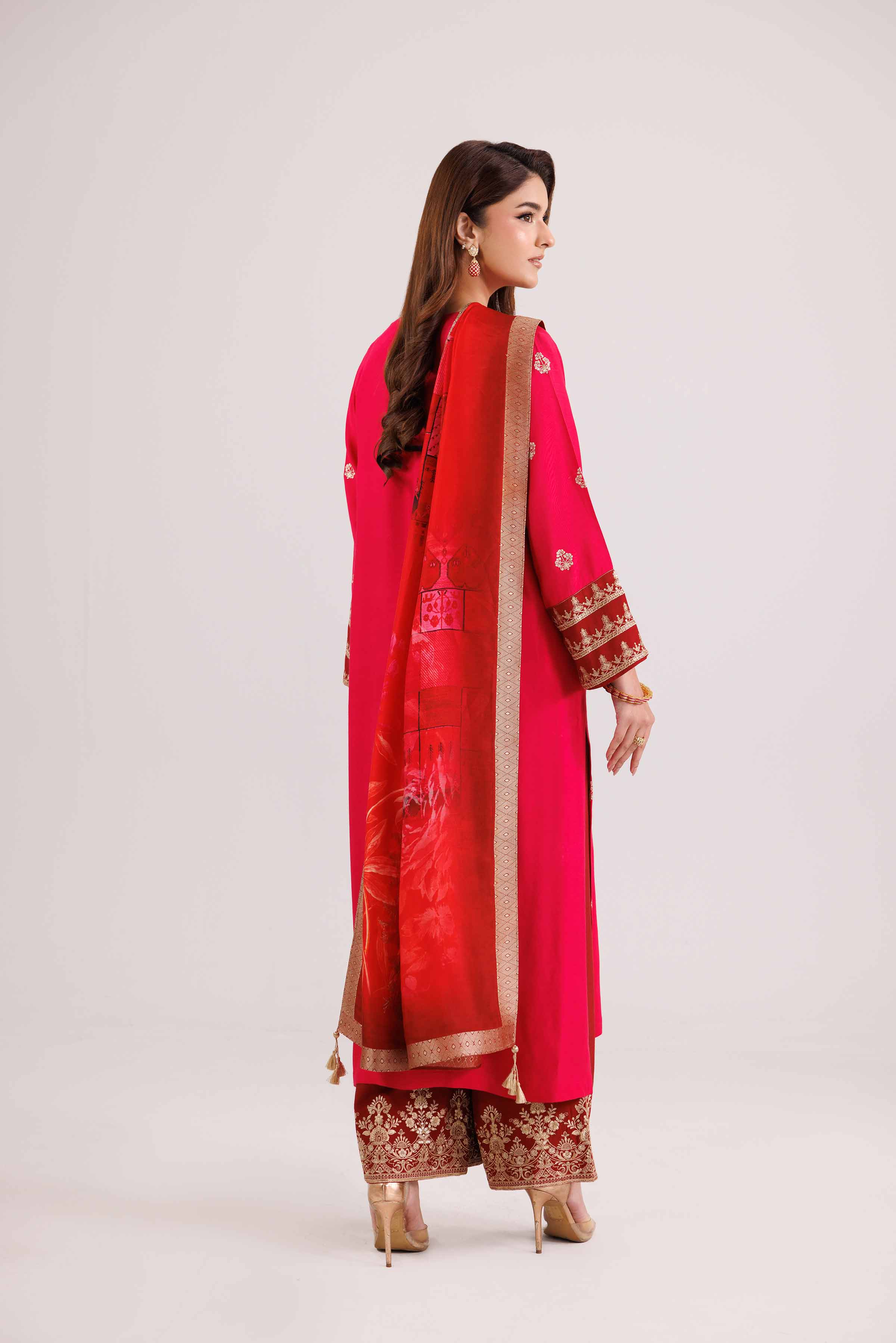 3 Piece - Embroidered Suit - 42419108 for Women - Ready to Stitch Collection | Nishat | Shop Online