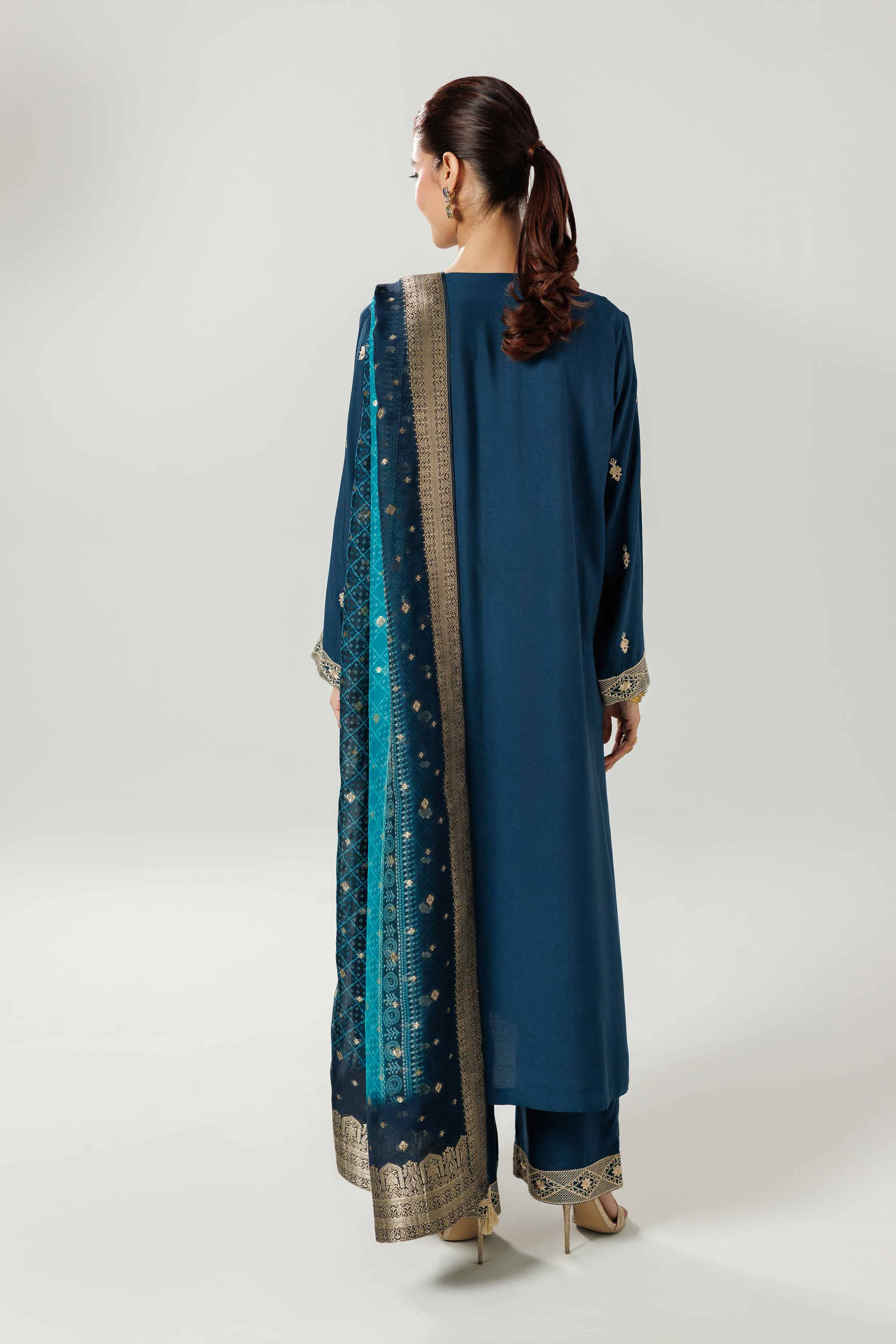 3 Piece - Embroidered Suit - 42419118 for Women - Ready to Stitch Collection | Nishat | Shop Online