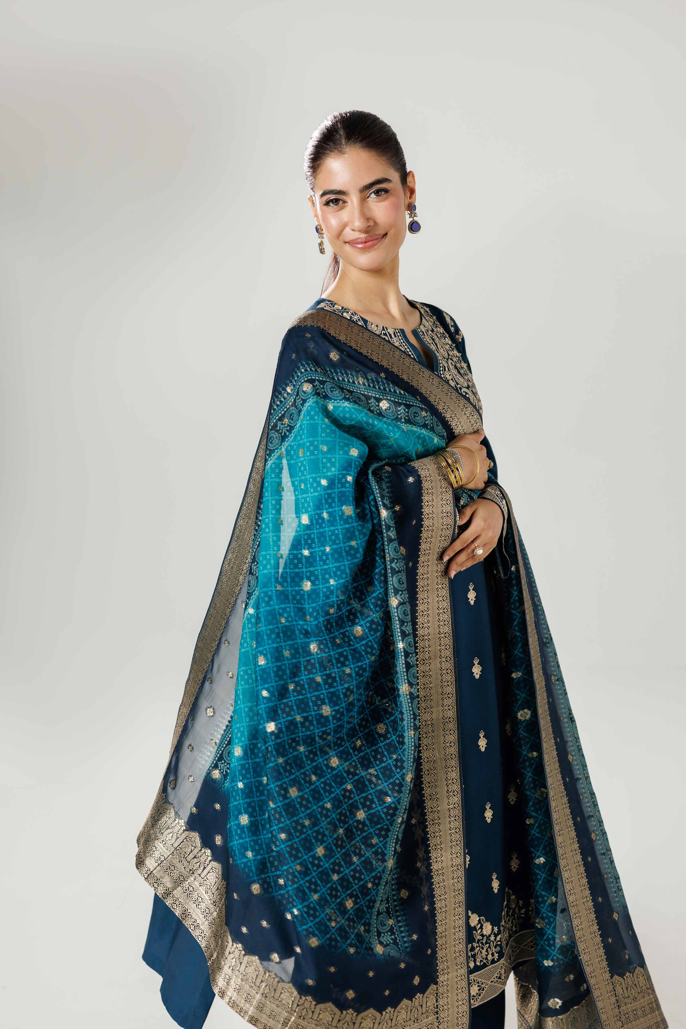3 Piece - Embroidered Suit - 42419118 for Women - Ready to Stitch Collection | Nishat | Shop Online
