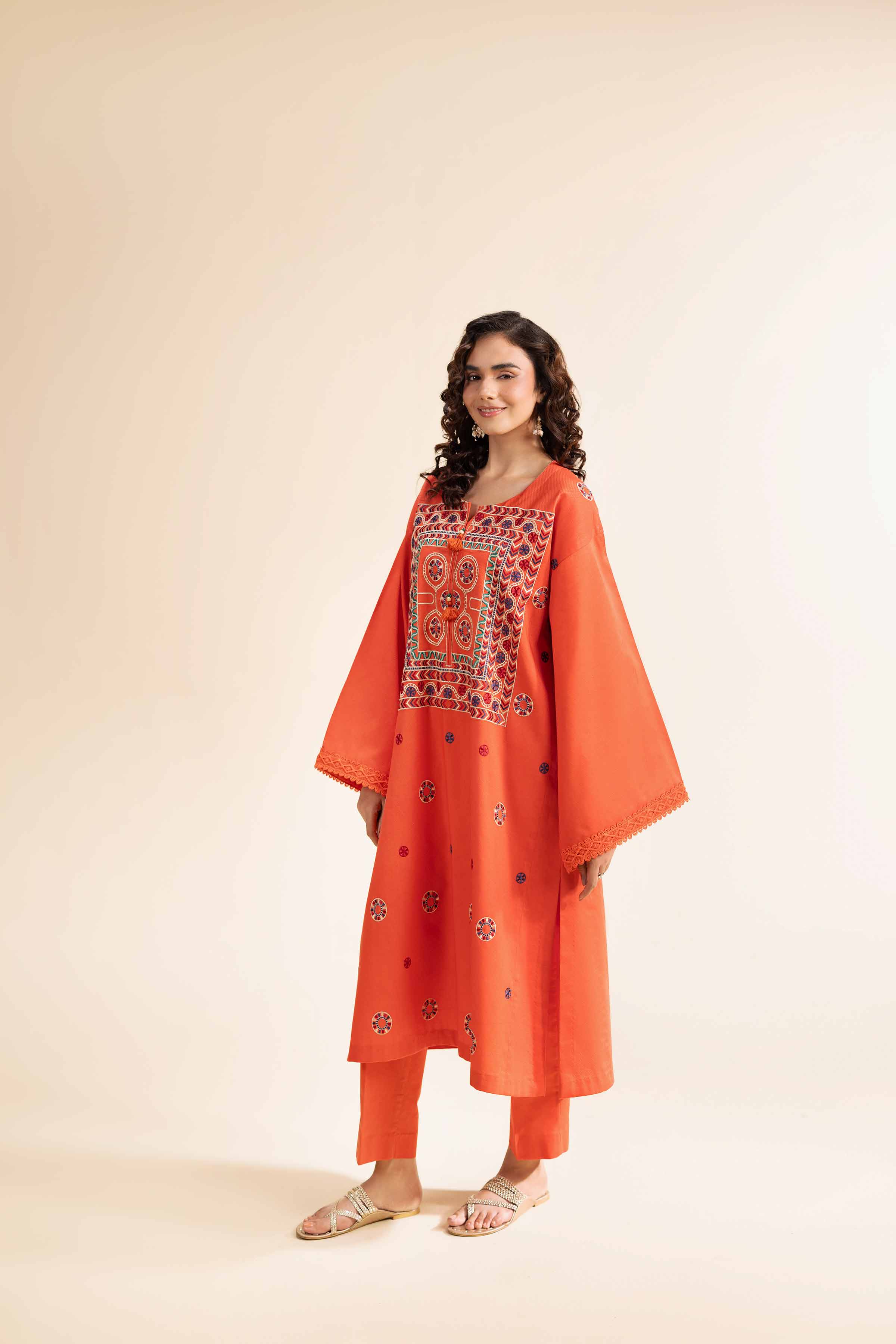 2 Piece - Dyed Embroidered Suit - 42501003 for Women - Unstitched Collection | Nishat | Shop Online