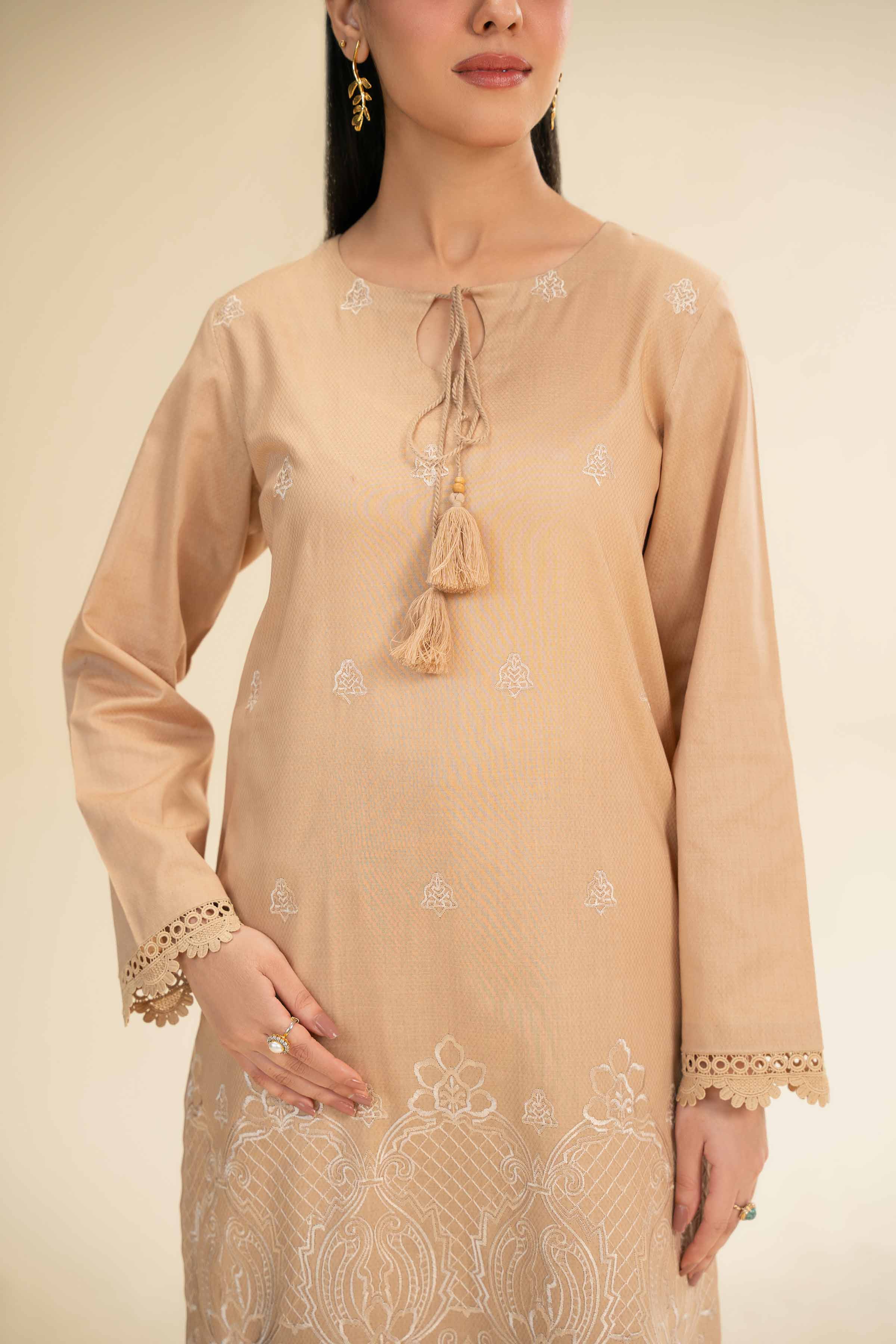 2 Piece - Dyed Embroidered Suit - 42501008 for Women - Unstitched Collection | Nishat | Shop Online
