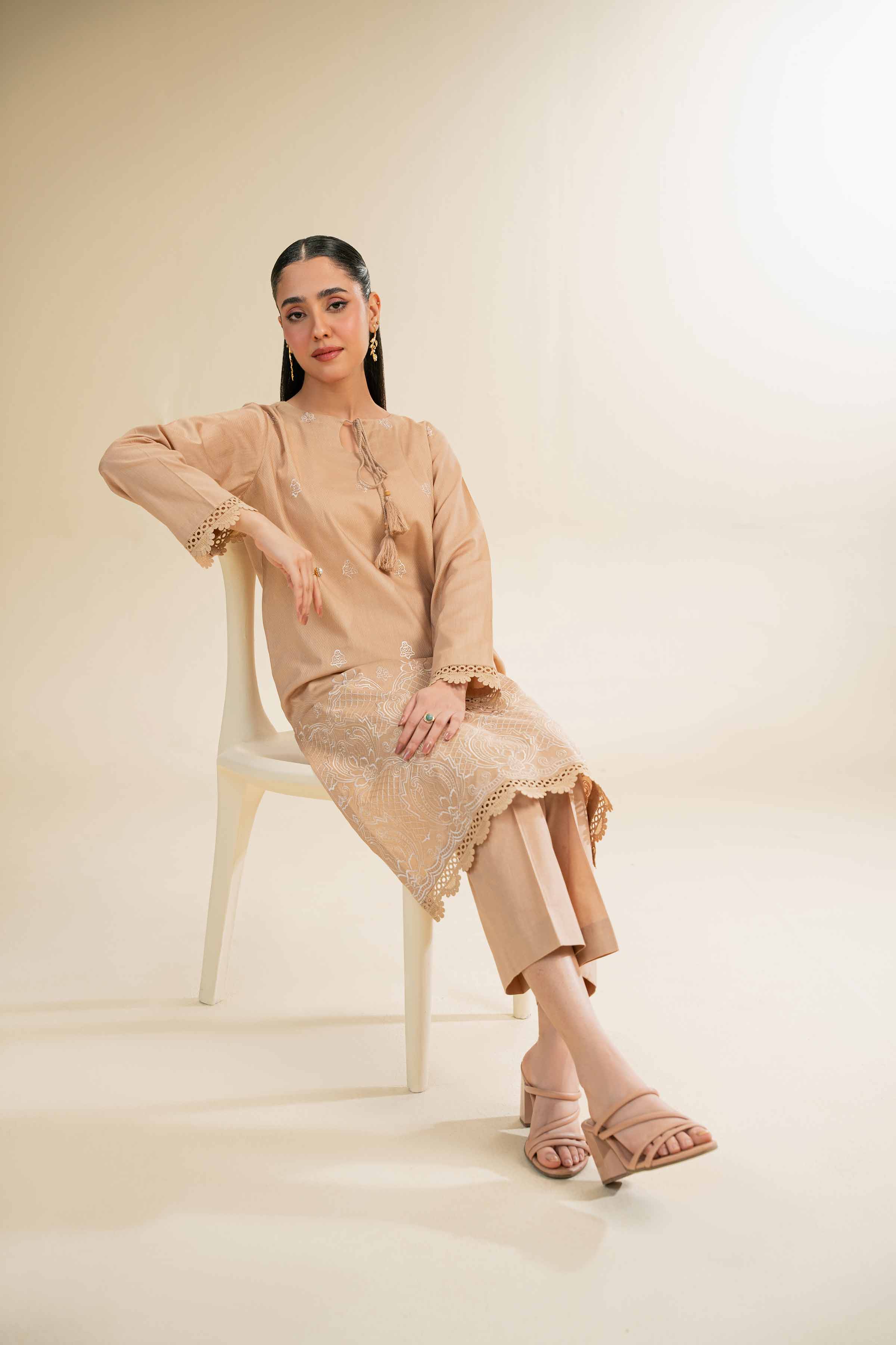 2 Piece - Dyed Embroidered Suit - 42501008 for Women - Unstitched Collection | Nishat | Shop Online
