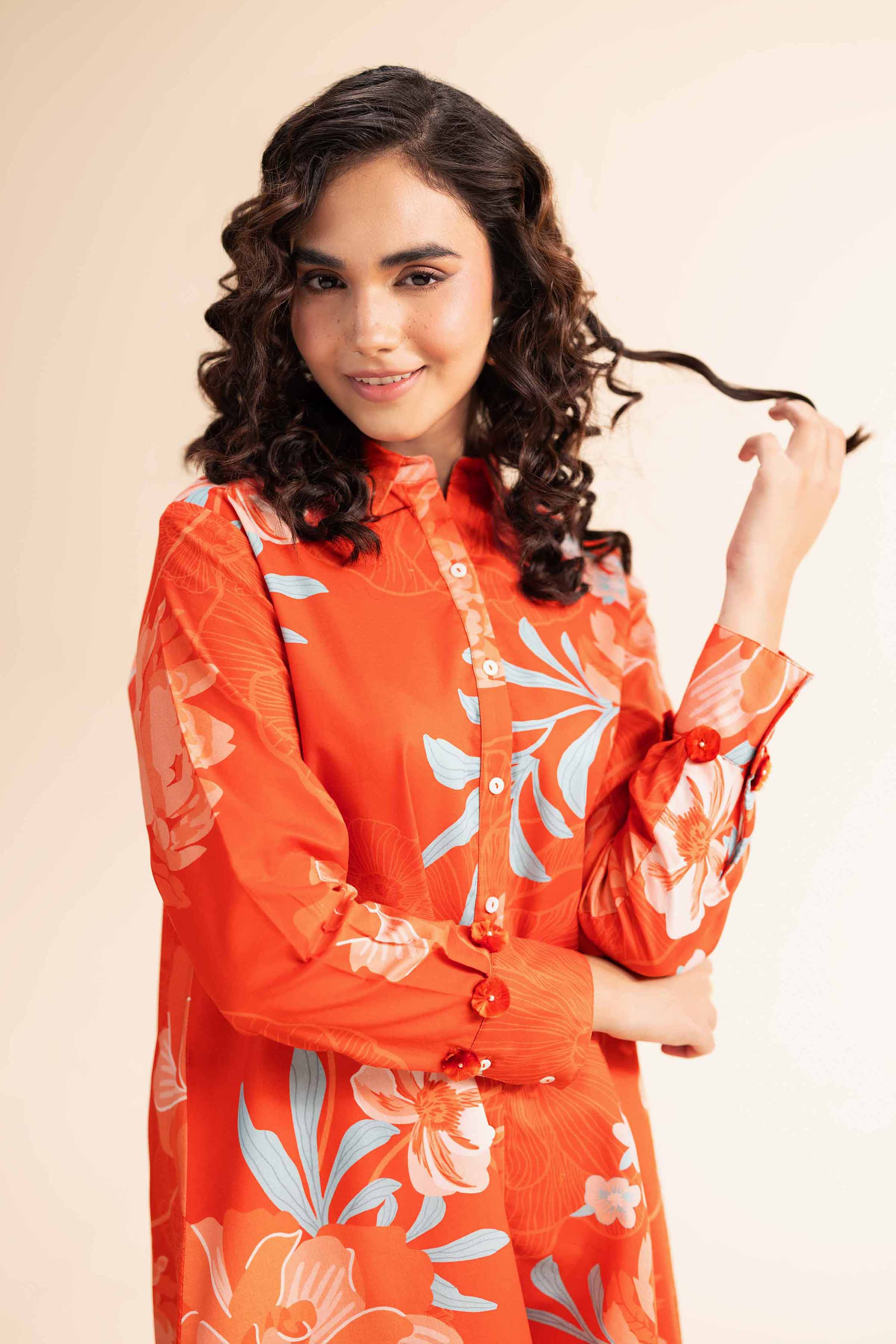 2 Piece - Printed Suit - 42501011 for Women - Unstitched Collection | Nishat | Shop Online