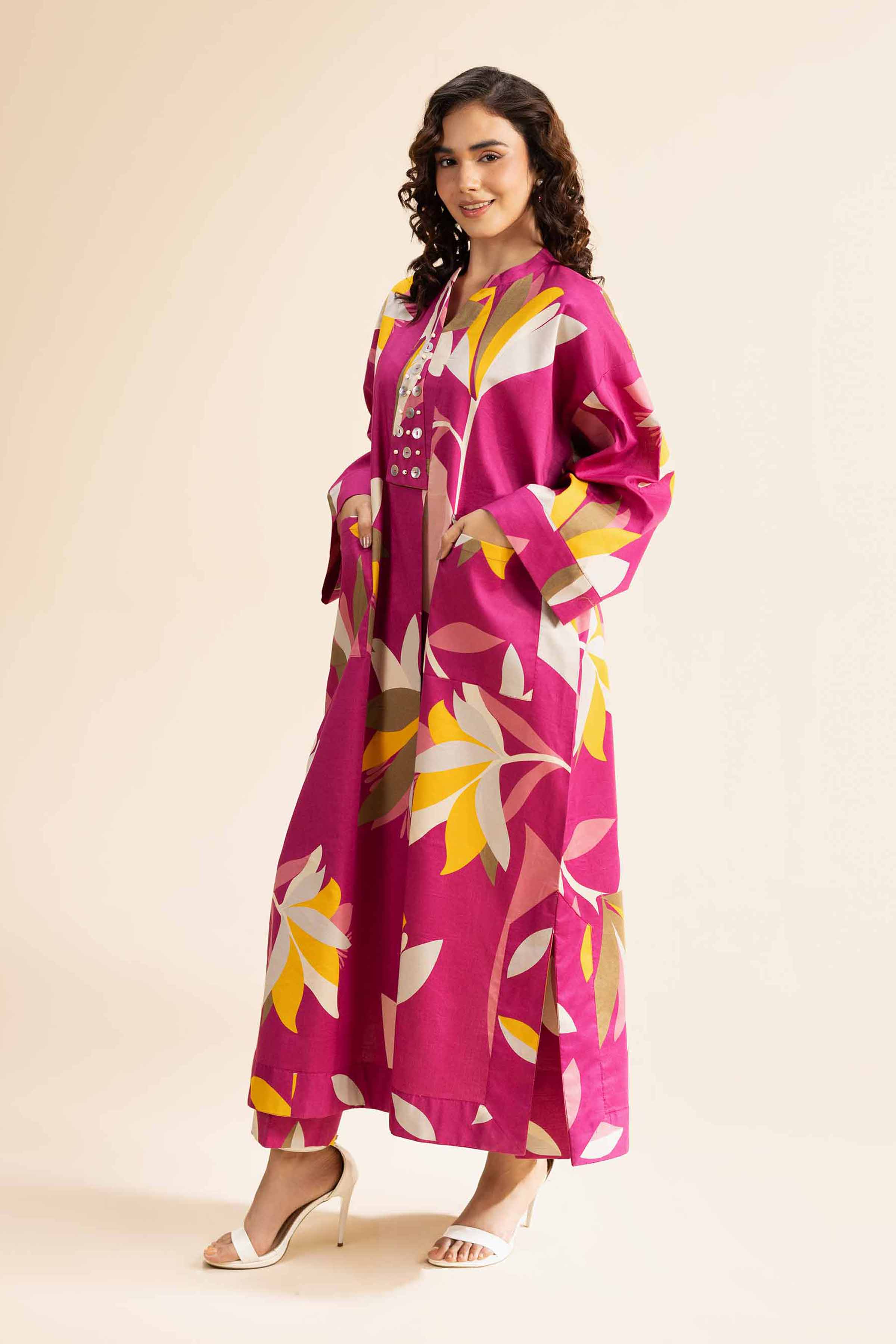 2 Piece - Printed Suit - 42501014 for Women - Unstitched Collection | Nishat | Shop Online