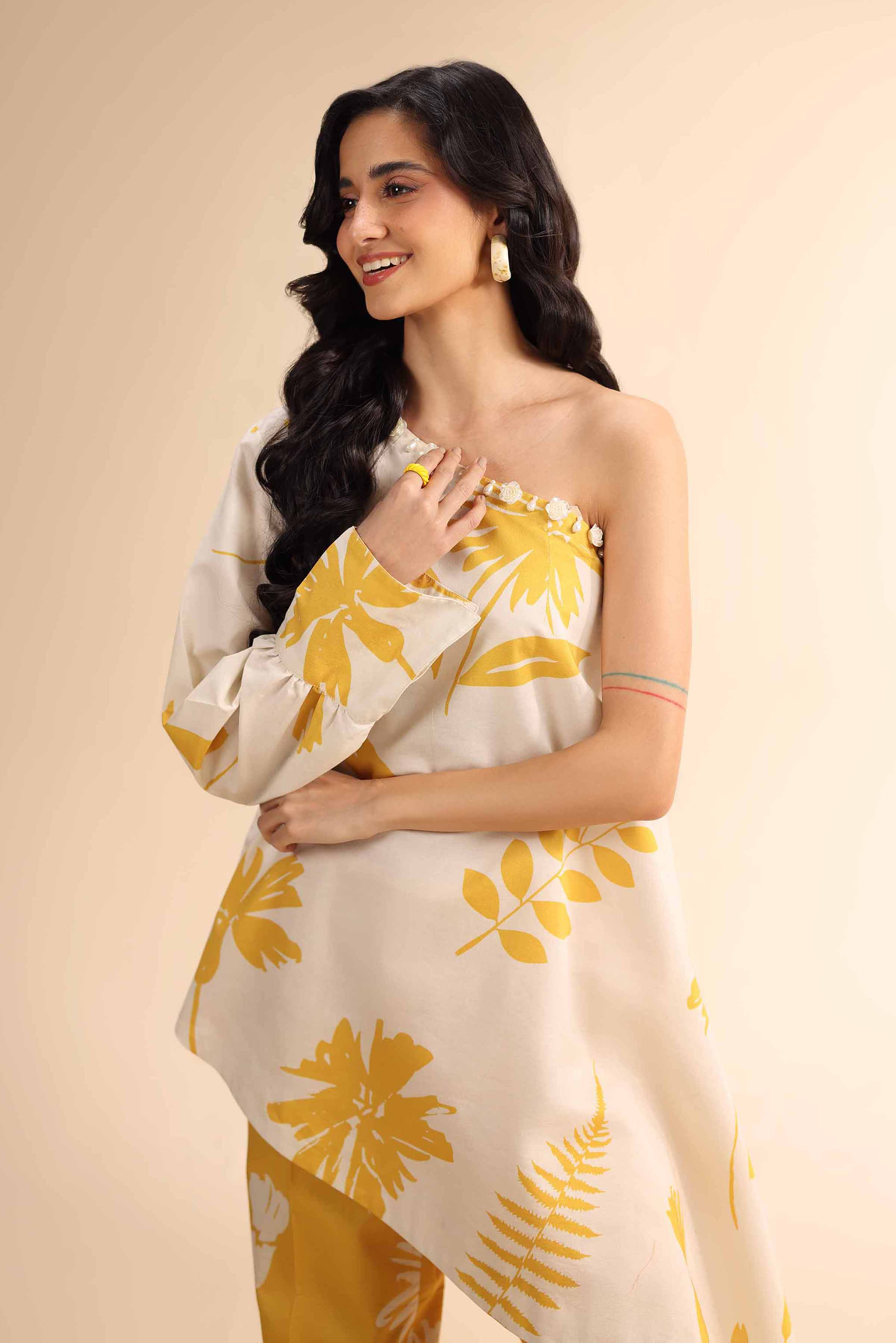 2 Piece - Printed Suit - 42501015 for Women - Unstitched Collection | Nishat | Shop Online