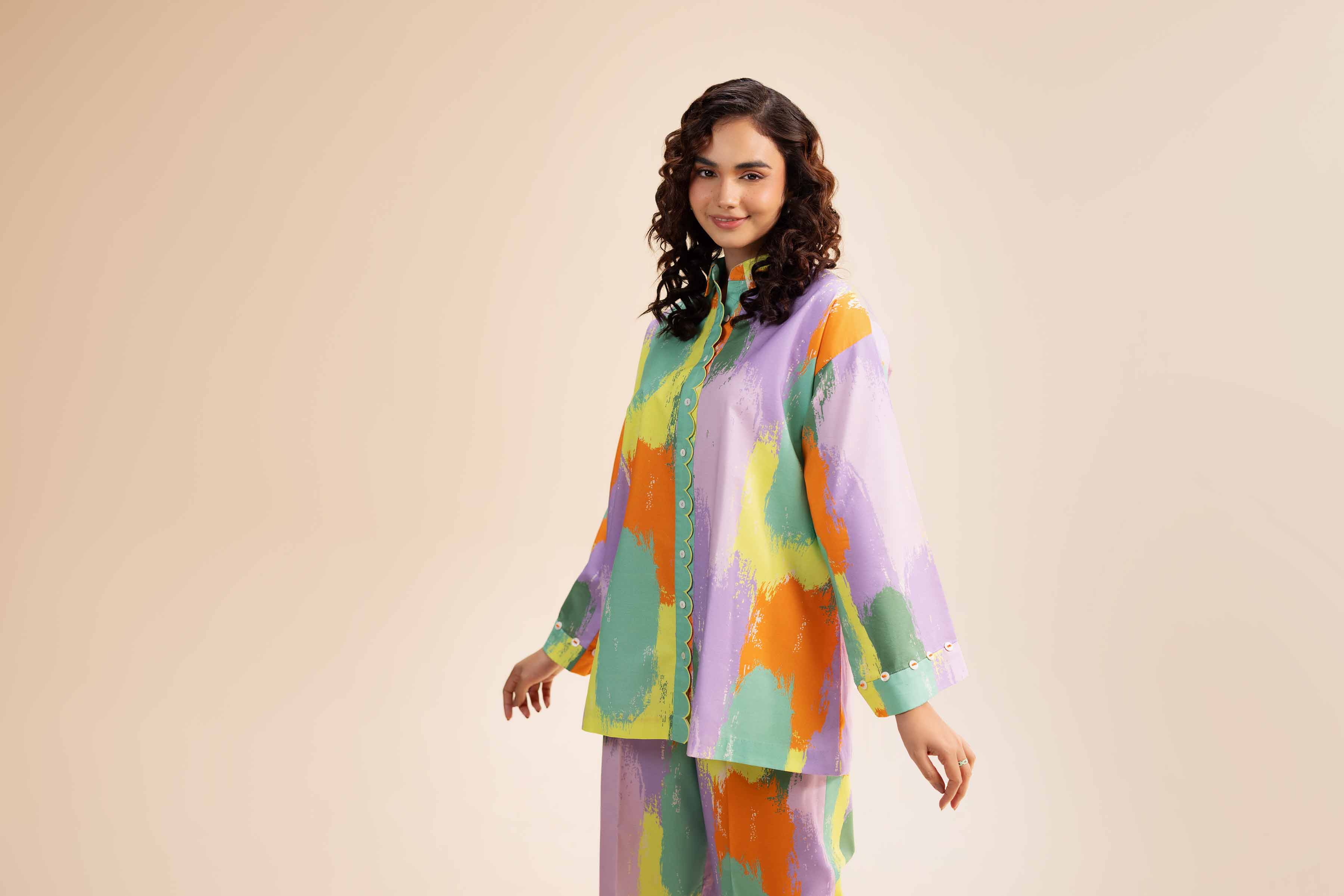2 Piece - Printed Suit - 42501017 for Women - Unstitched Collection | Nishat | Shop Online