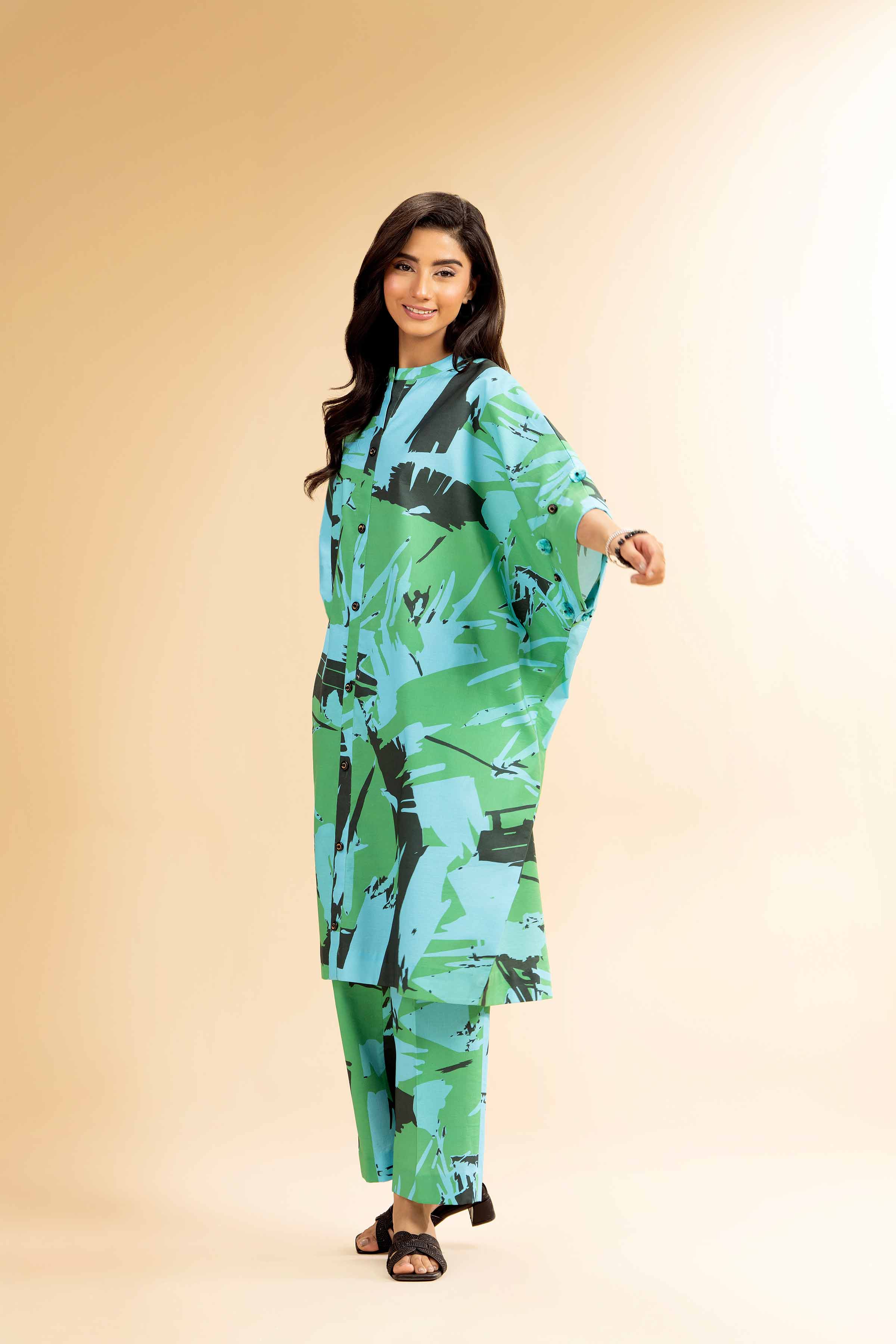 2 Piece - Printed Suit - 42501019 for Women - Unstitched Collection | Nishat | Shop Online