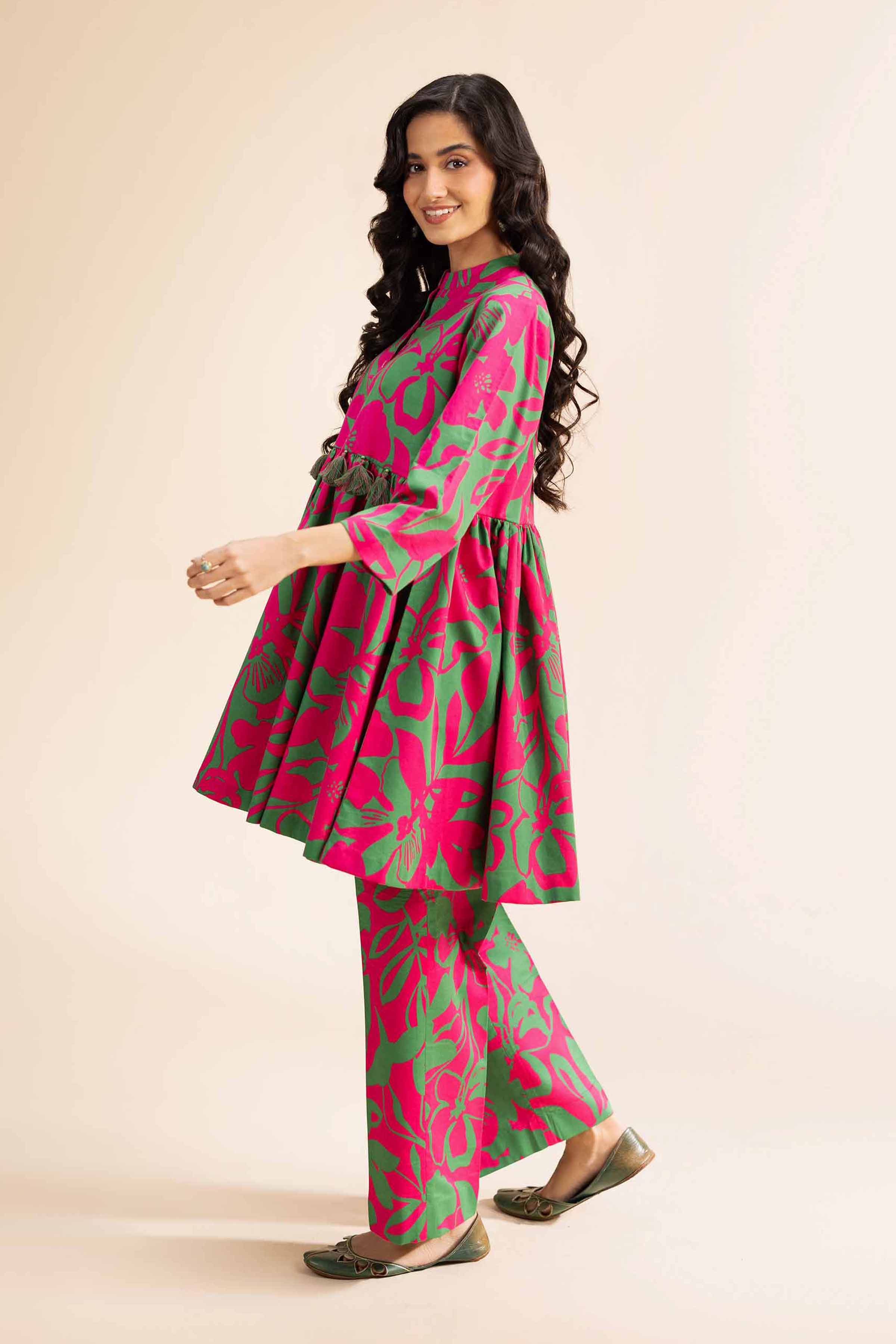 2 Piece - Printed Suit - 42501020 for Women - Unstitched Collection | Nishat | Shop Online
