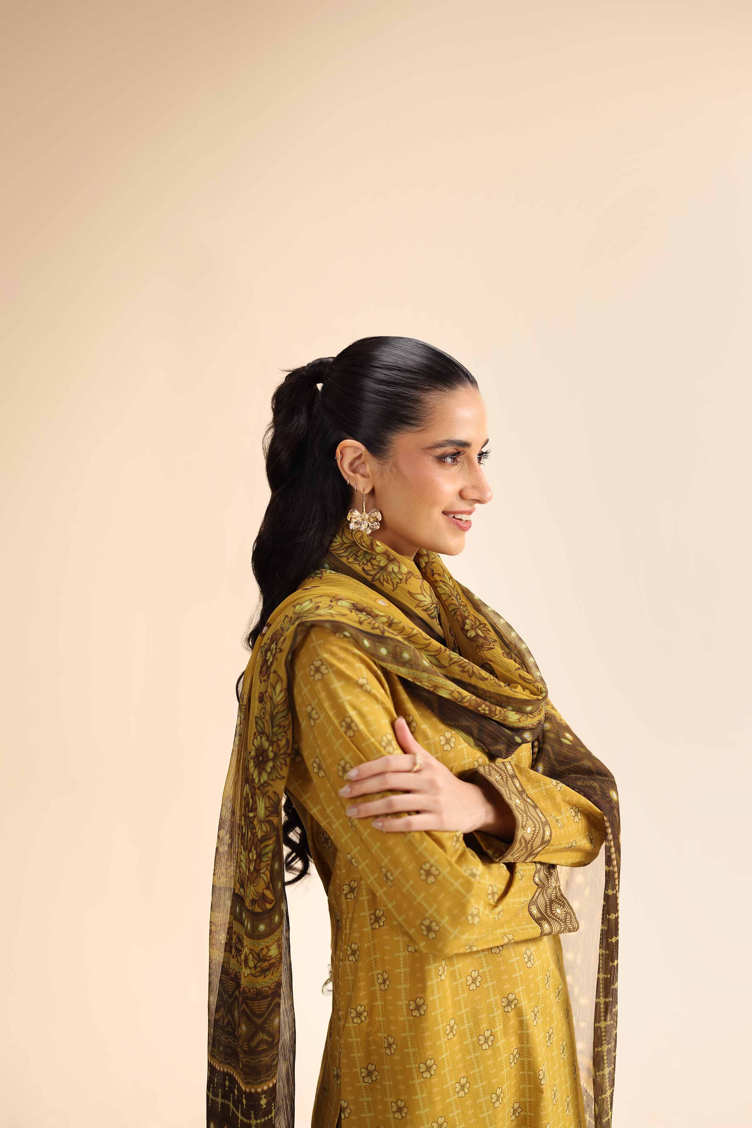 2 Piece - Printed Suit - 42501035 for Women - Unstitched Collection | Nishat | Shop Online